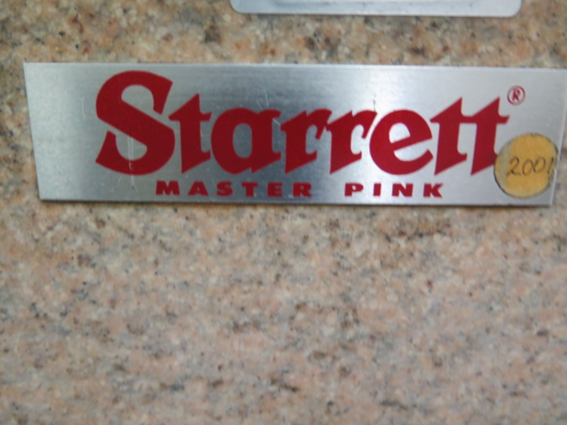 Starrett Crystal Pink 36" x 36" x 8 1/2" Grade "A" Granite Surface Plate w/ Rolling Stand (SOLD AS-I - Image 6 of 6