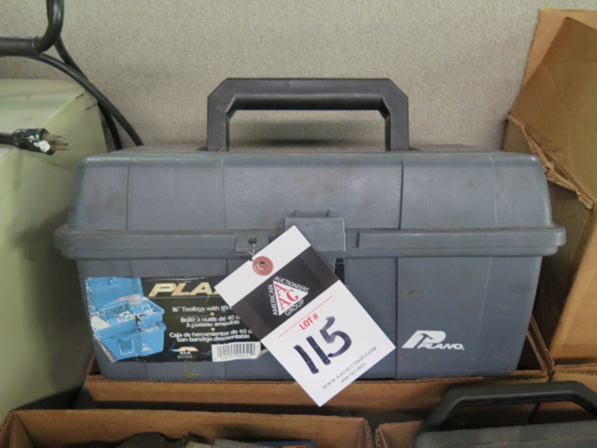 Tool Box and Hand Tools (SOLD AS-IS - NO WARRANTY)