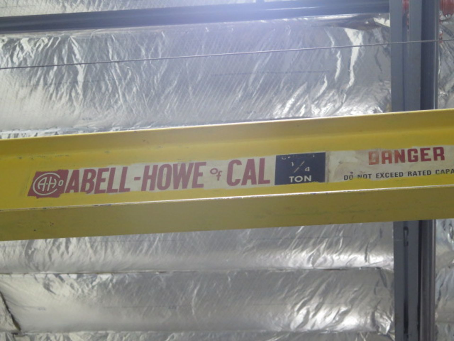 Abell-Howe ¼ Ton Floor Mounted Jib Crane w/ CM ½ Ton Electric Hoist (SOLD AS-IS - NO WARRANTY) - Bild 10 aus 10