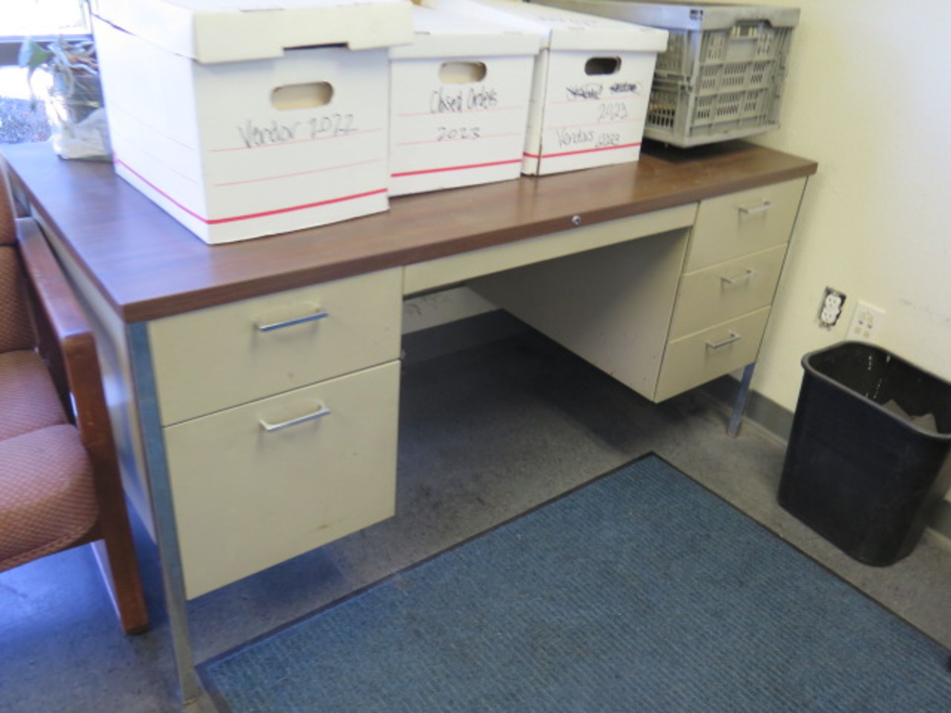 Desk, Tables and File Cabinets (SOLD AS-IS - NO WARRANTY) - Image 2 of 2