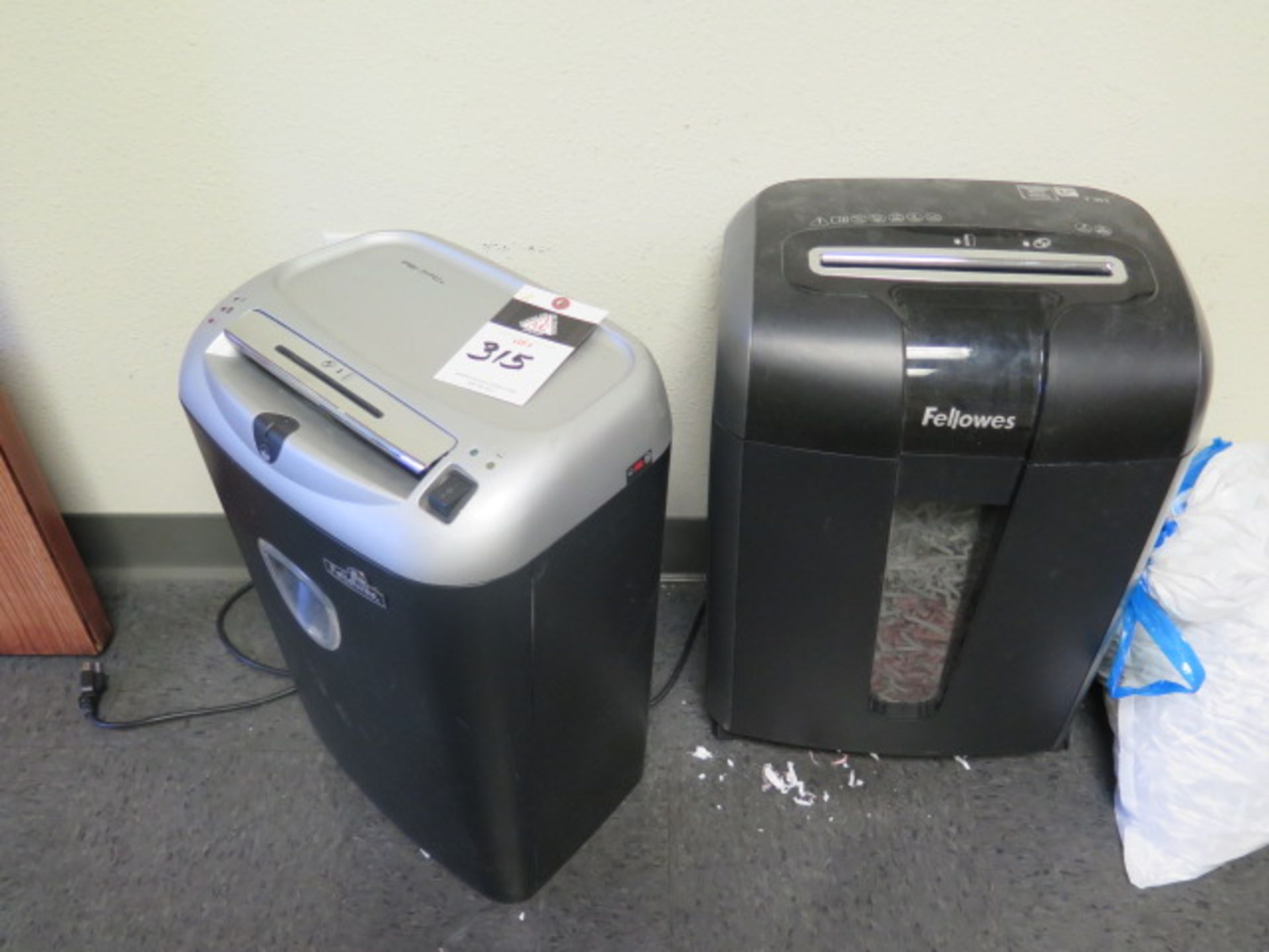 Fellows Paper Shredders (2) (SOLD AS-IS - NO WARRANTY)