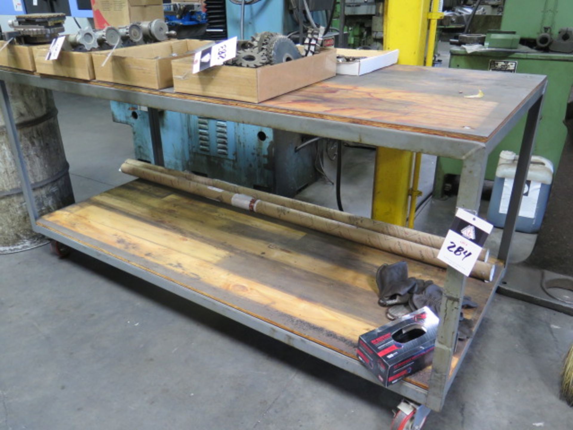 30" x 72" Rolling Table (SOLD AS-IS - NO WARRANTY)