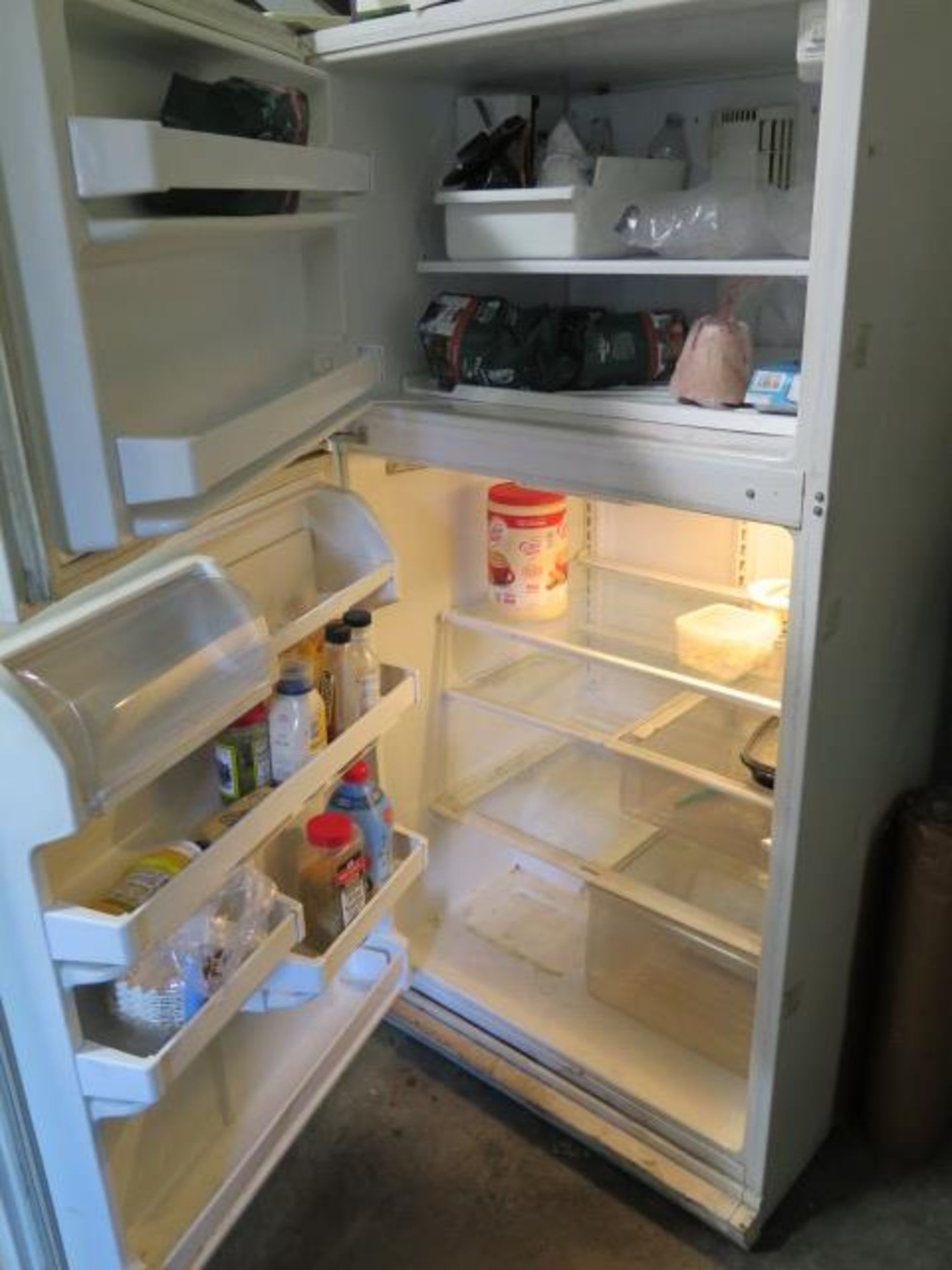 Kenmore Refrigerator, (3) Microwaves, Coffee Pot and (2) Tables (SOLD AS-IS - NO WARRANTY) - Image 2 of 5