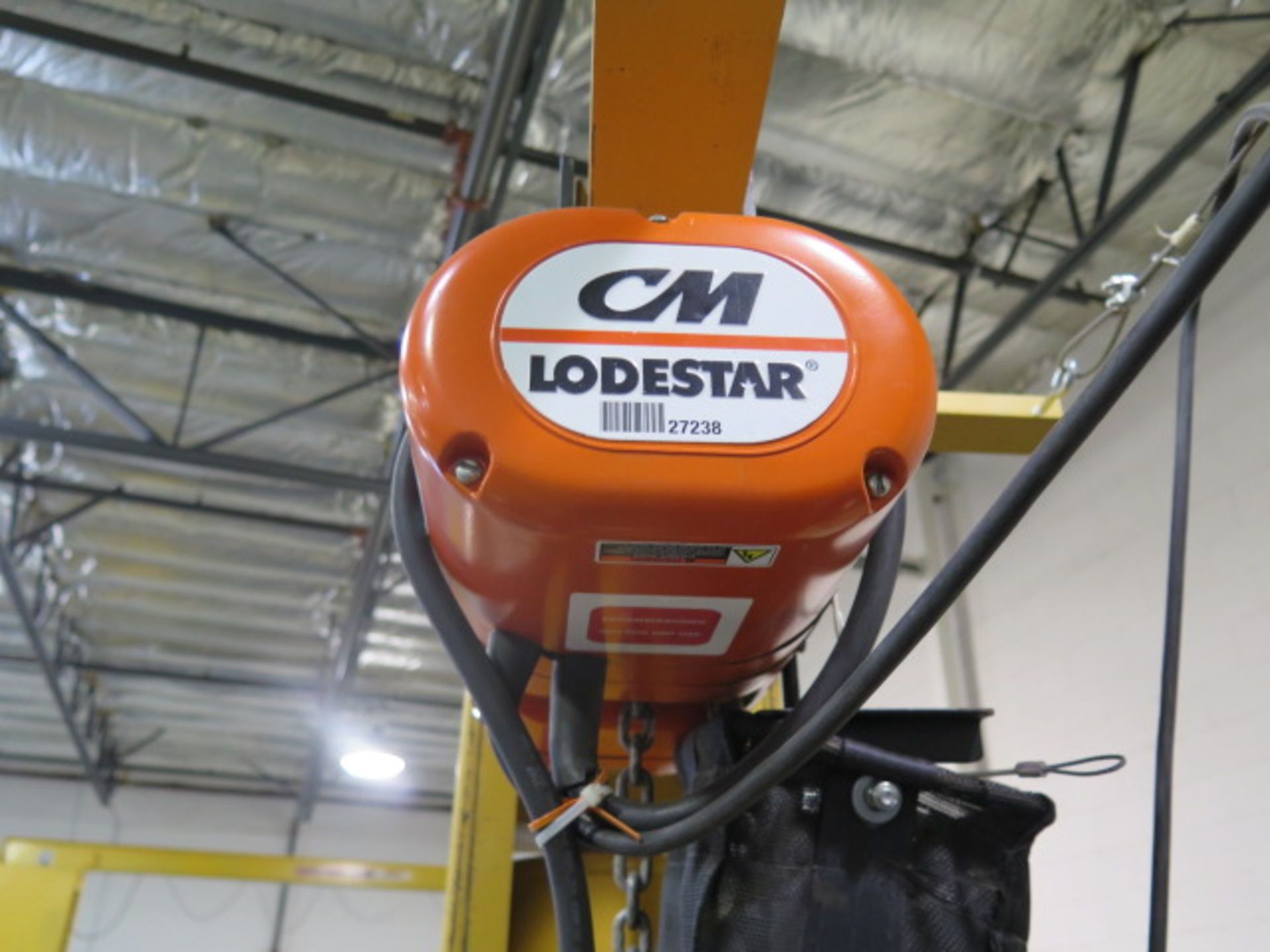 Gorbel 500 Lb Cap. Floor Mounted Jib w/ 500 Lb Cap. Electric Hoist (SOLD AS-IS - NO WARRANTY) - Bild 6 aus 10