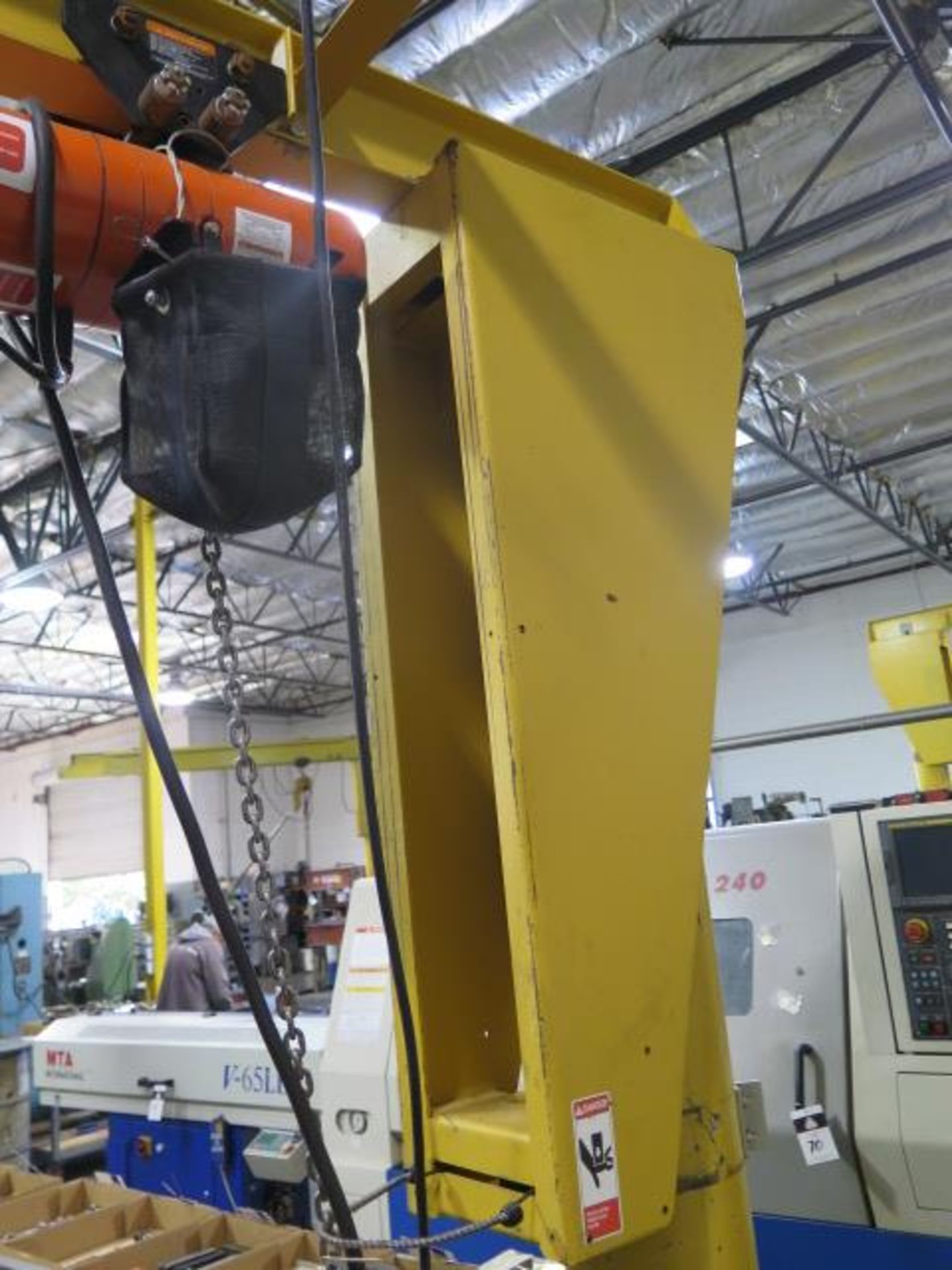 Gorbel 500 Lb Cap. Floor Mounted Jib w/ 500 Lb Cap. Electric Hoist (SOLD AS-IS - NO WARRANTY) - Bild 4 aus 10