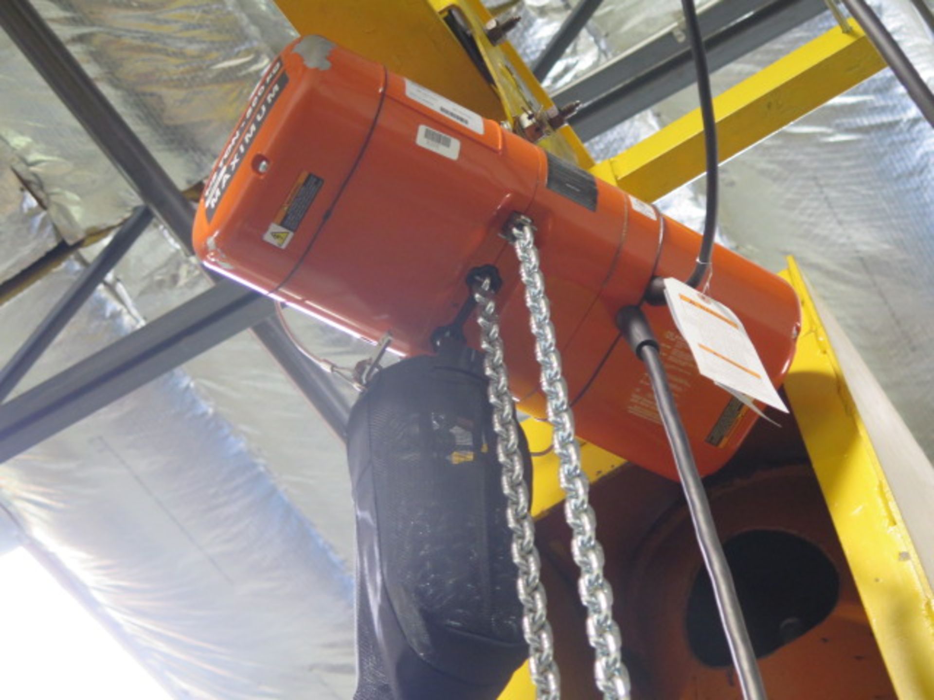 Abell-Howe ¼ Ton Floor Mounted Jib Crane w/ CM ½ Ton Electric Hoist (SOLD AS-IS - NO WARRANTY) - Bild 5 aus 10