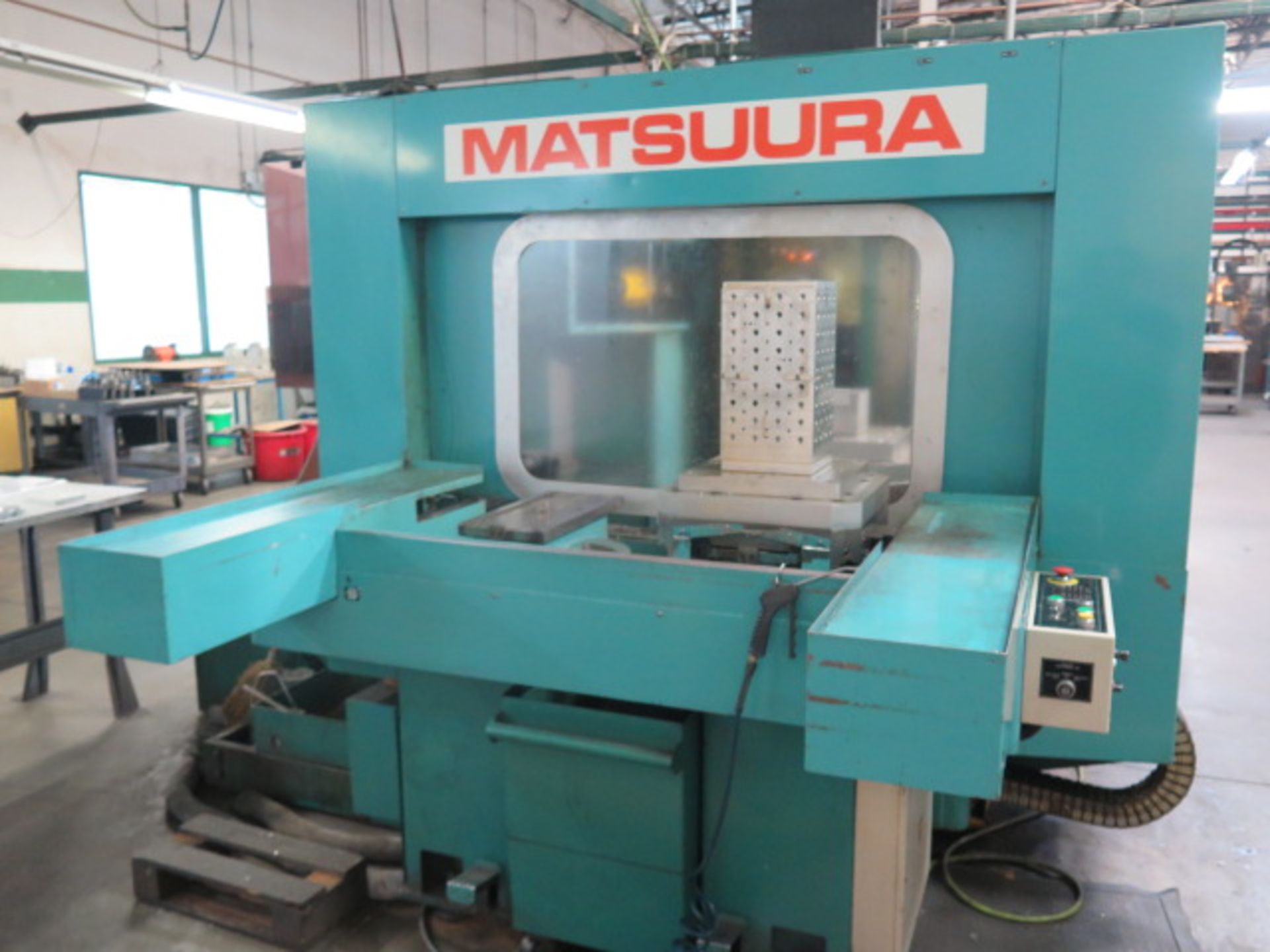 Matsuura MC-600H-45 2-Pallet 4-Axis CNC HMC s/n 85044883 w/ Fanuc 11M, SOLD AS IS, LIVERMORE, CA - Image 12 of 20