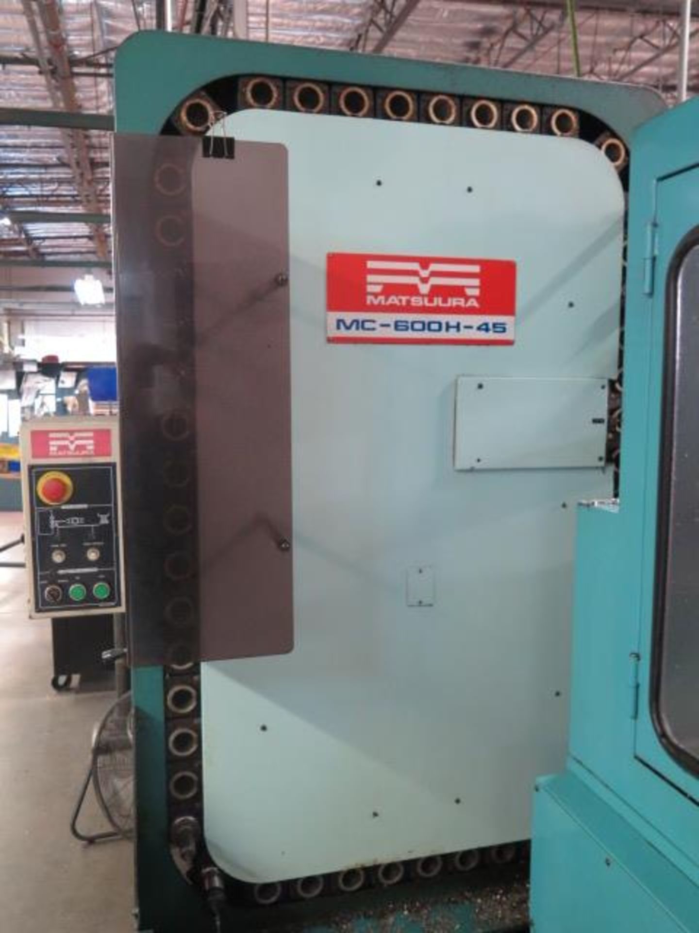 Matsuura MC-600H-45 2-Pallet 4-Axis CNC HMC s/n 85044883 w/ Fanuc 11M, SOLD AS IS, LIVERMORE, CA - Image 17 of 20