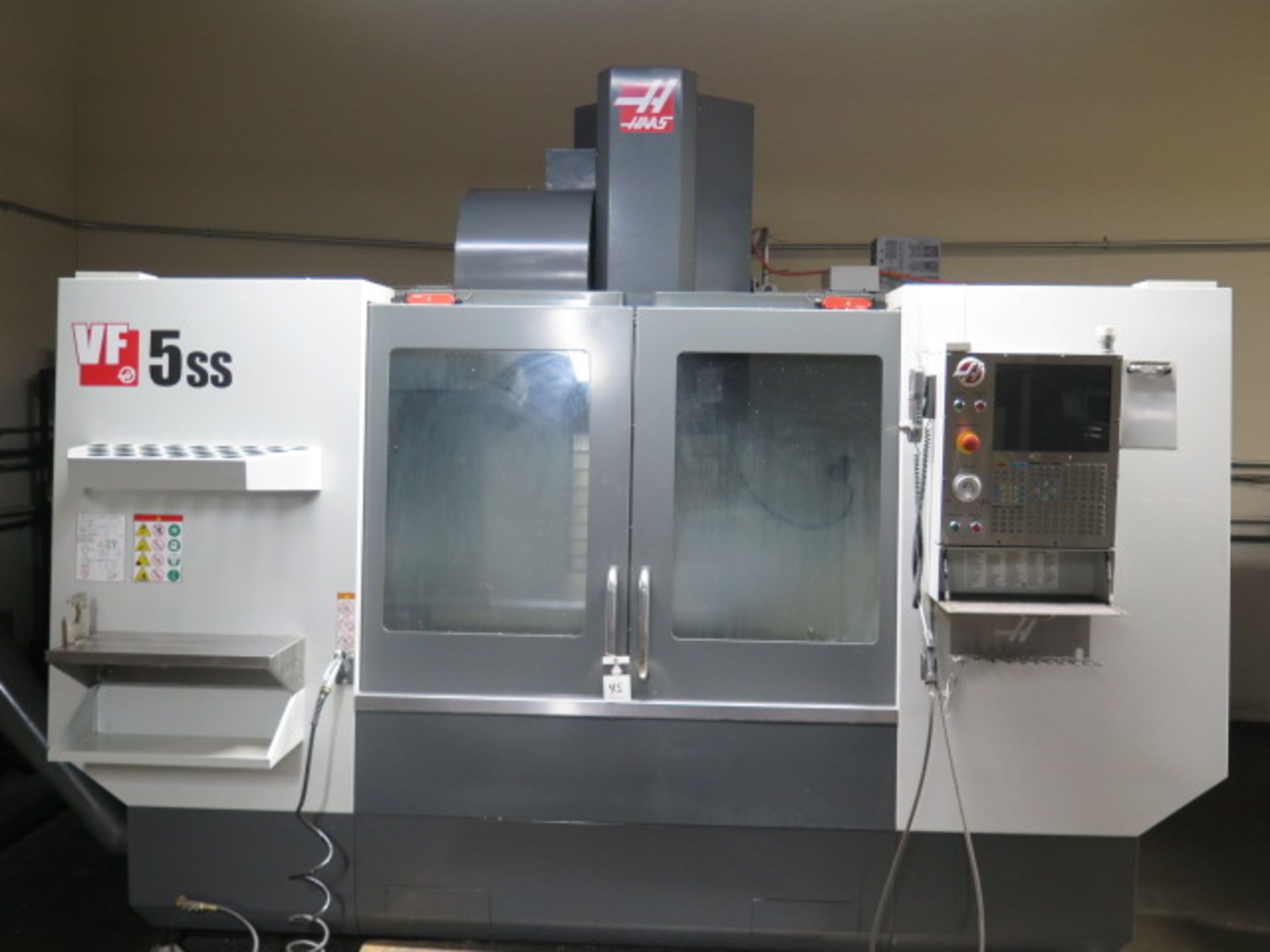 2017 Haas VF-5SS 4-Axis Super Speed CNC VMC s/n 1139136 w/ Haas Controls, Hand Controls, SOLD AS IS