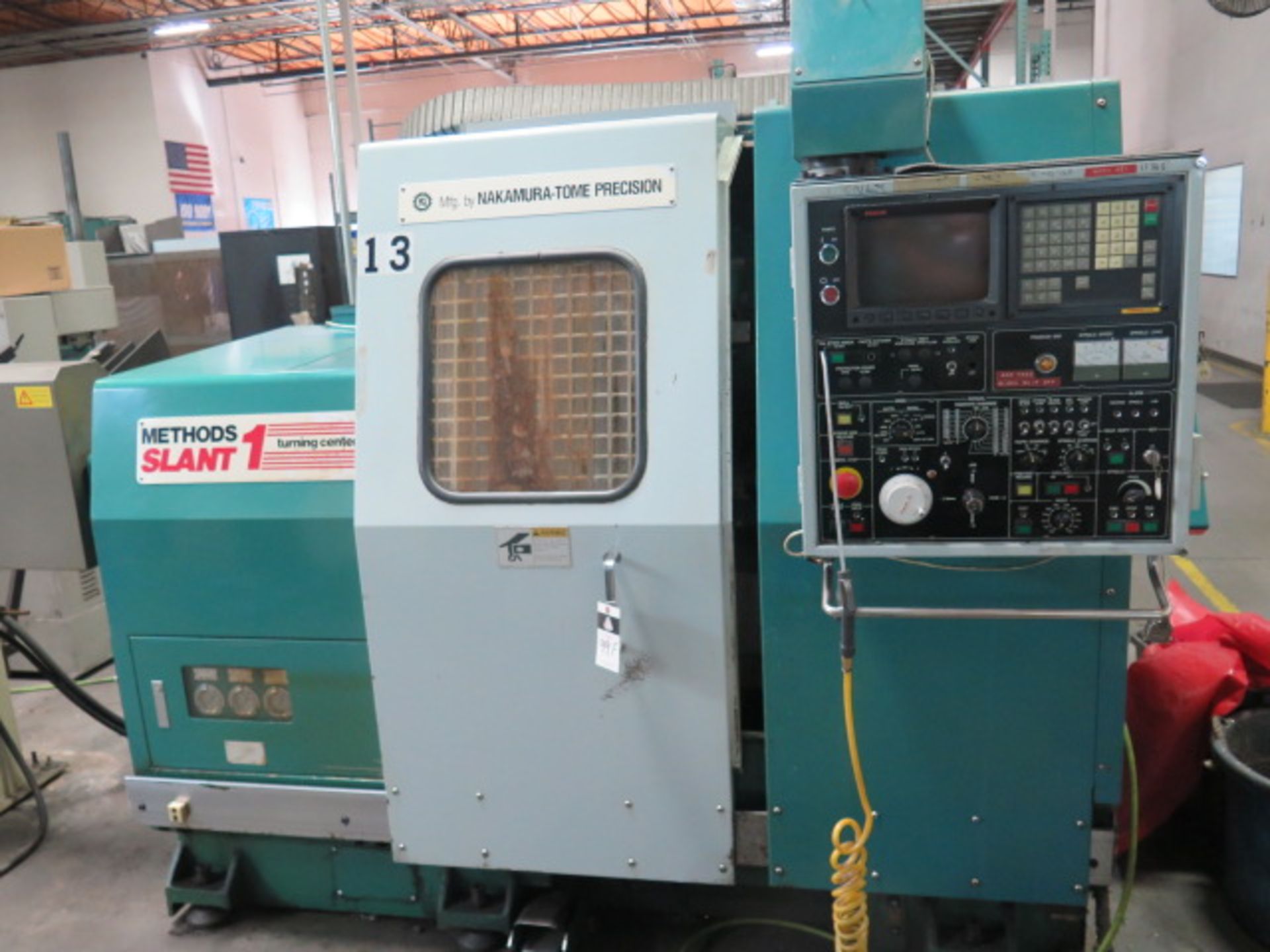 Nakamura Tome Methods Slant 1 CNC Turning Center s/n C24610 w/ Fanuc 11T, SOLD AS IS, LIVERMORE CA - Image 2 of 13
