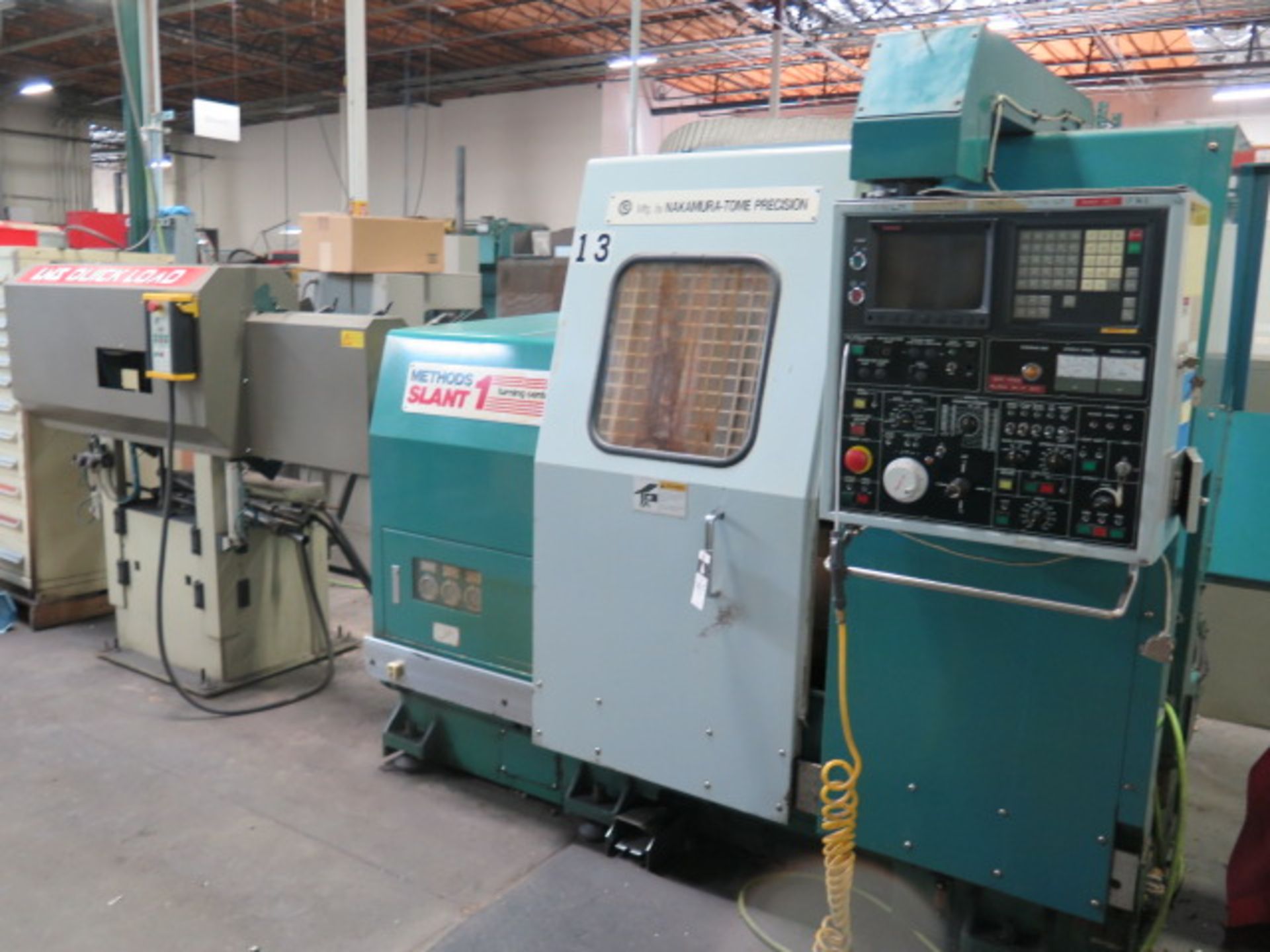 Nakamura Tome Methods Slant 1 CNC Turning Center s/n C24610 w/ Fanuc 11T, SOLD AS IS, LIVERMORE CA