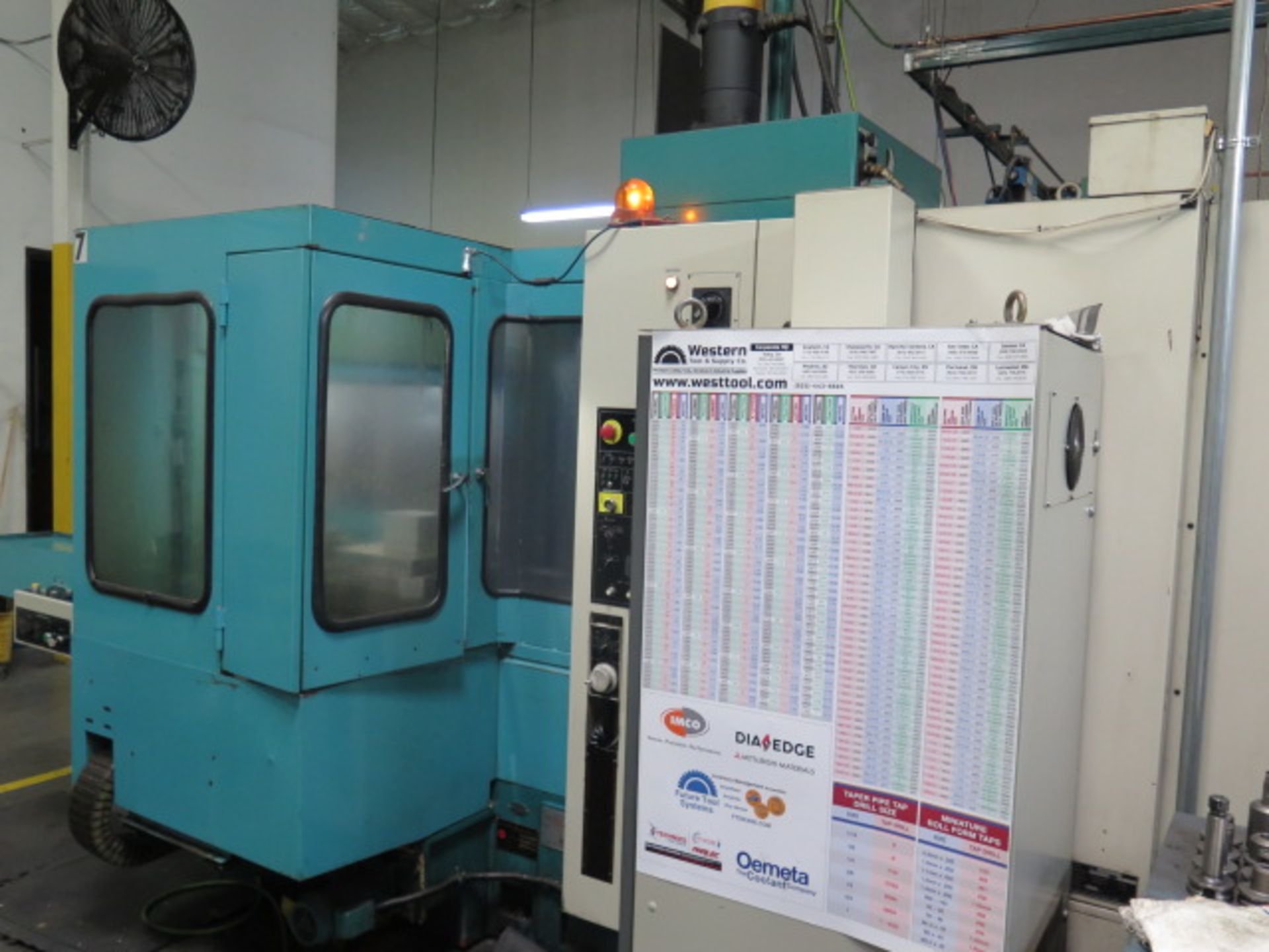 Matsuura MC-600H-45 2-Pallet 4-Axis CNC HMC s/n 85044883 w/ Fanuc 11M, SOLD AS IS, LIVERMORE, CA - Image 3 of 20