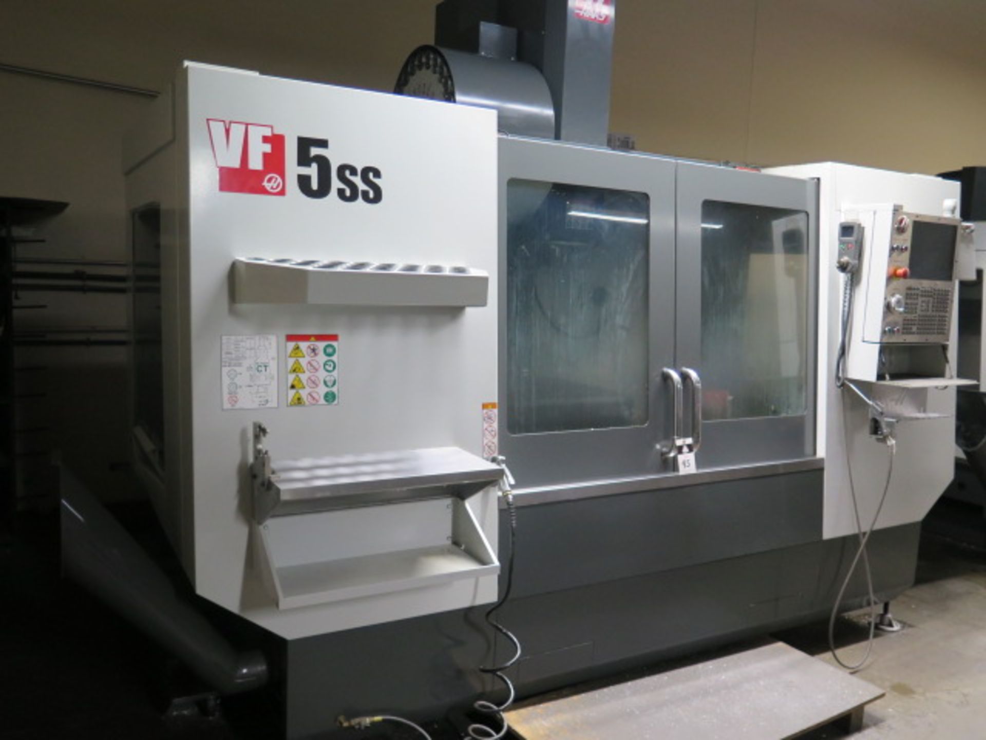 2017 Haas VF-5SS 4-Axis Super Speed CNC VMC s/n 1139136 w/ Haas Controls, Hand Controls, SOLD AS IS - Image 3 of 17