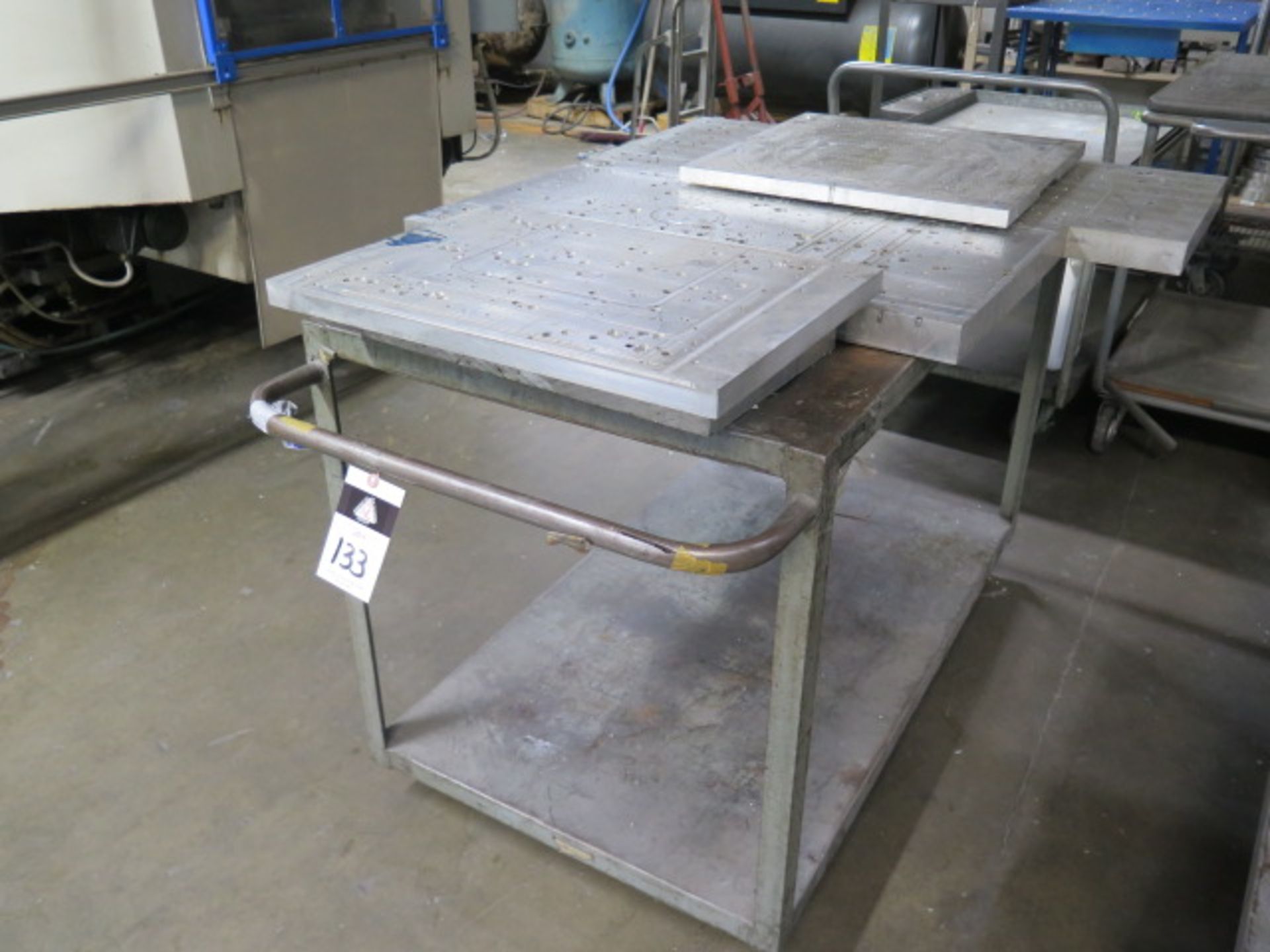 Aluminum Top Plates w/ Cart (SOLD AS-IS - NO WARRANTY)