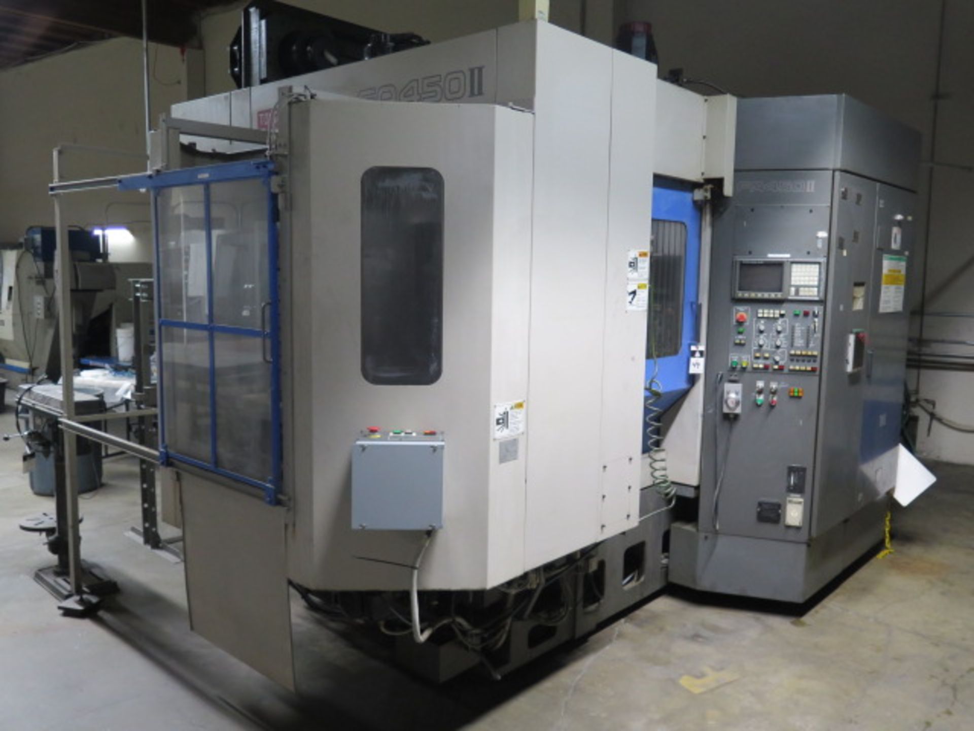 1998 Toyoda FA-450 II 2-Pallet 4-Axis CNC HMC s/n NM8177 w/ Fanuc Series 15-M, SOLD AS IS