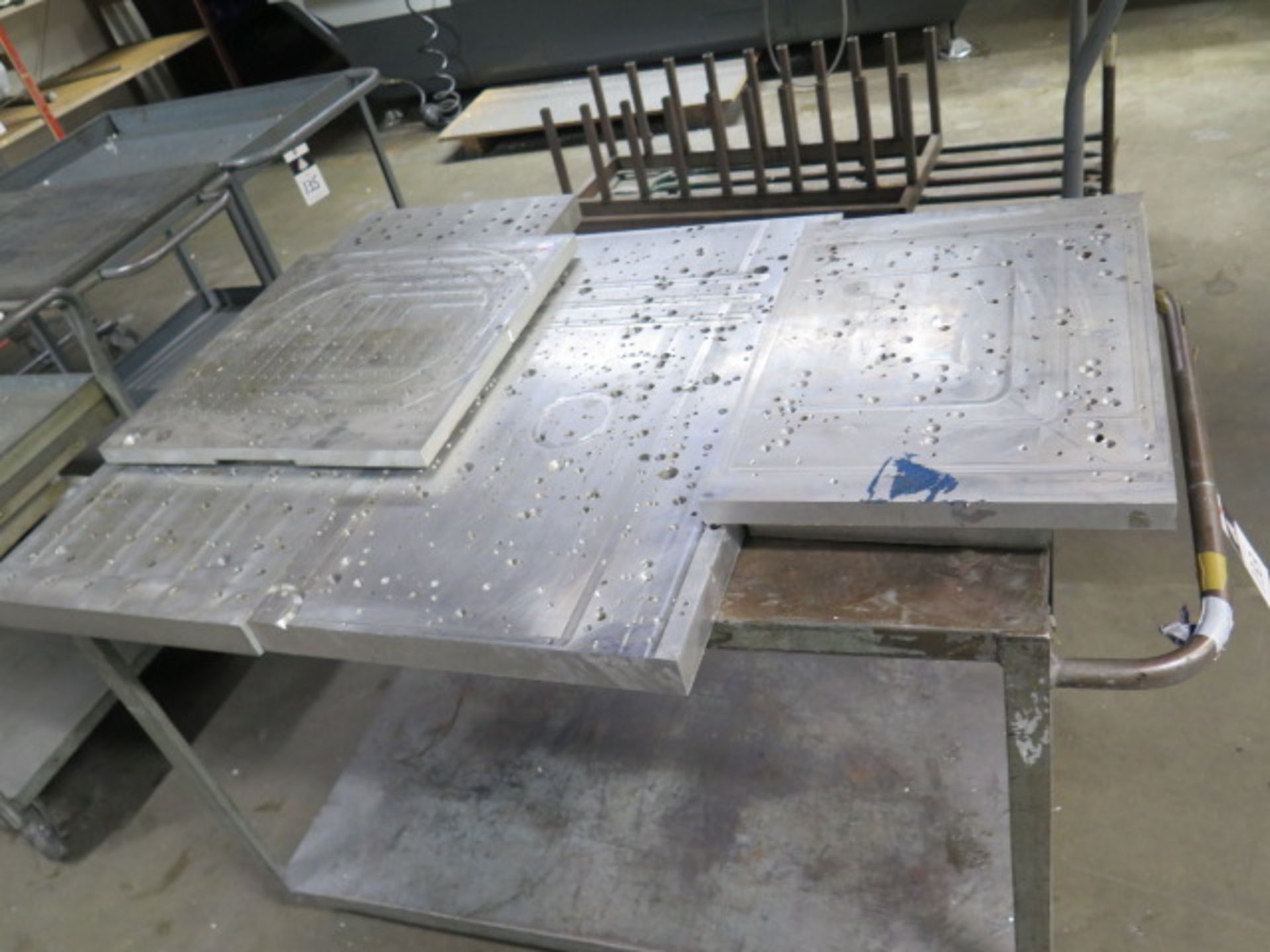 Aluminum Top Plates w/ Cart (SOLD AS-IS - NO WARRANTY) - Image 2 of 5