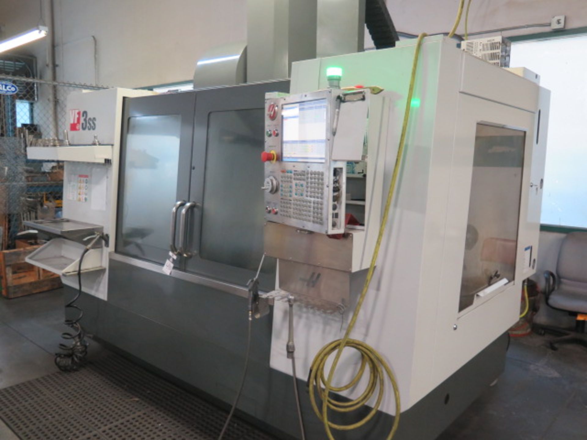 2016 Haas VF-3SS 4-Axis CNC VMCs/n 1132154 w/ Haas Controls, Hand Wheel, SOLD AS IS, LIVERMORE, CA - Image 3 of 17