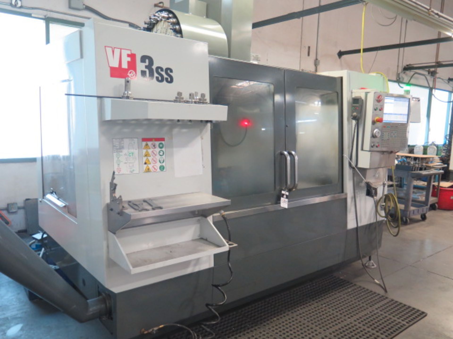 2016 Haas VF-3SS 4-Axis CNC VMCs/n 1132154 w/ Haas Controls, Hand Wheel, SOLD AS IS, LIVERMORE, CA - Image 2 of 17