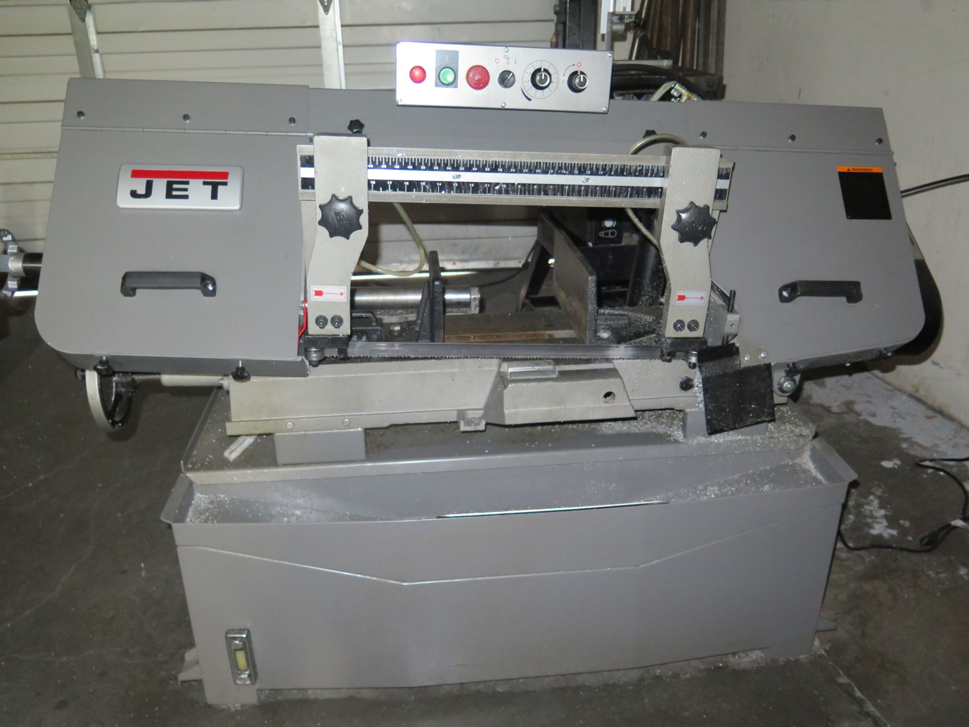 Jet HBS-1018 10” Horizontal Band Saw s/n 22072603764 w/ Manual Clamping, Coolant (SOLD AS-IS - NO