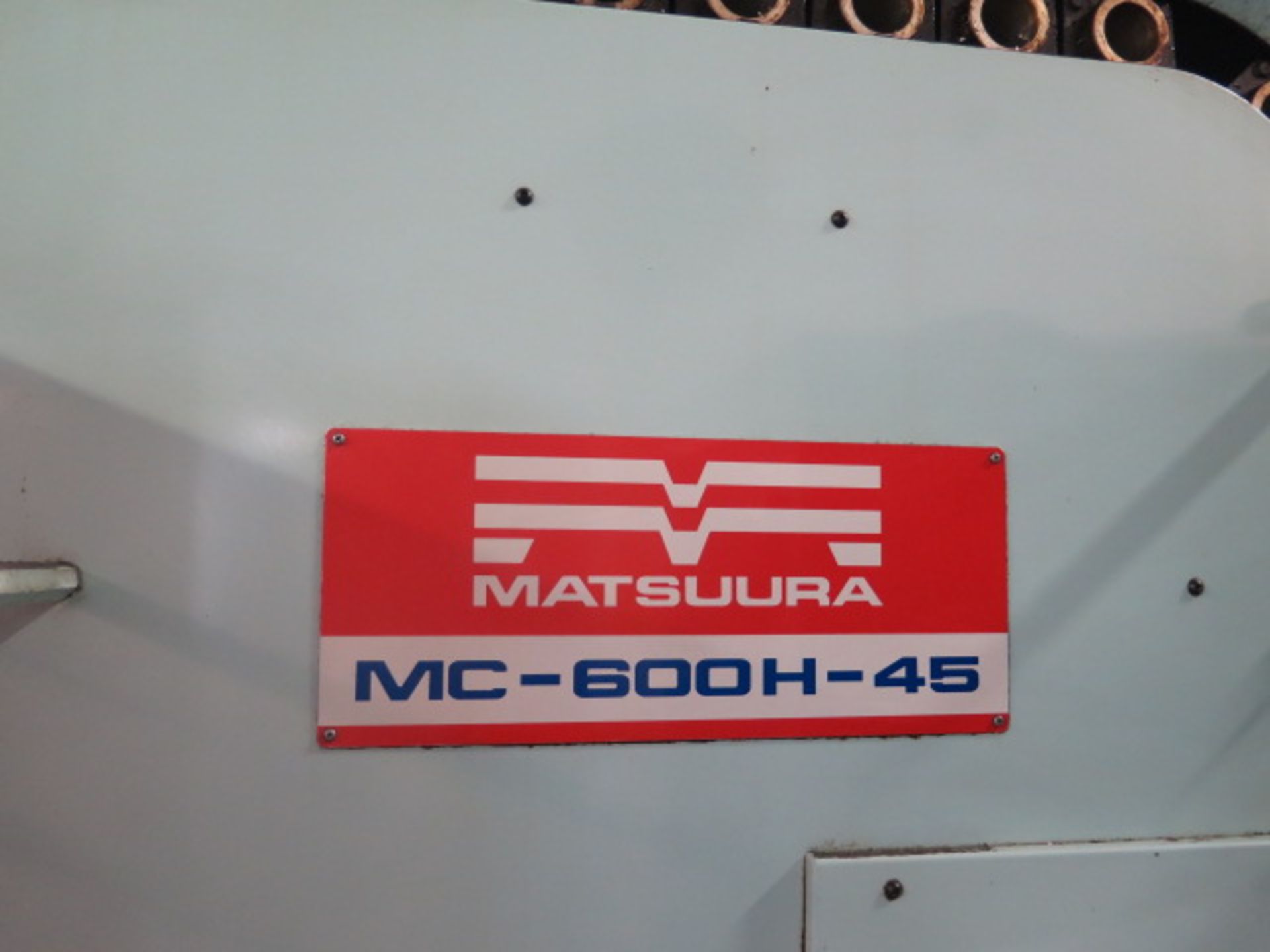 Matsuura MC-600H-45 2-Pallet 4-Axis CNC HMC s/n 85044883 w/ Fanuc 11M, SOLD AS IS, LIVERMORE, CA - Image 18 of 20