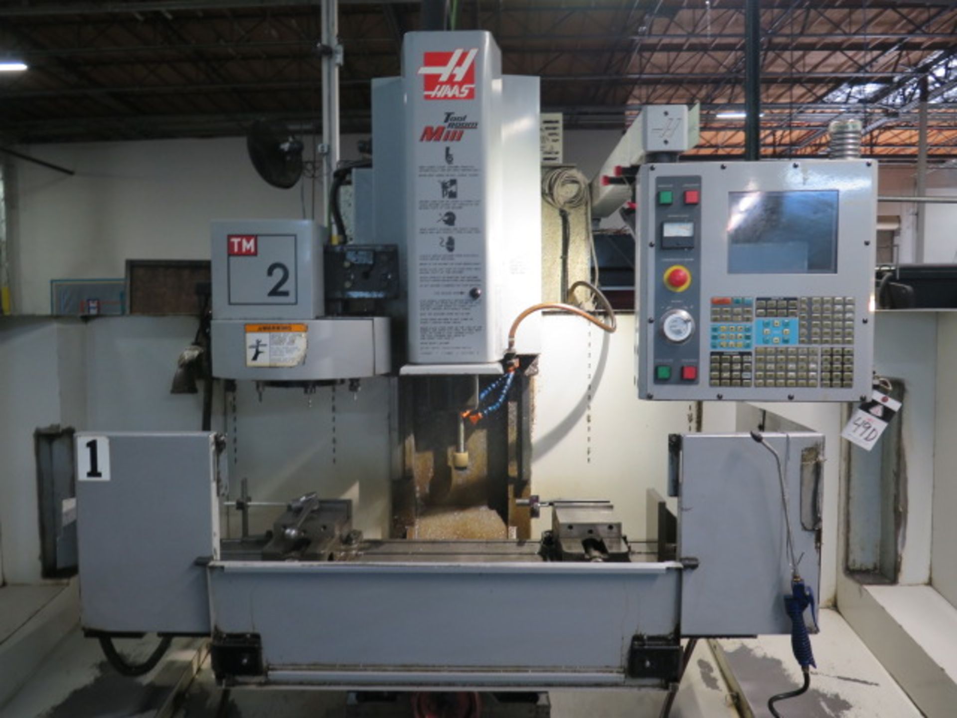 2004 Haas TM-2 “Mini Mill” CNC VMC s/n 37711 w/ Haas Controls, 10 ATC, SOLD AS IS, LIVERMORE, CA - Image 4 of 15