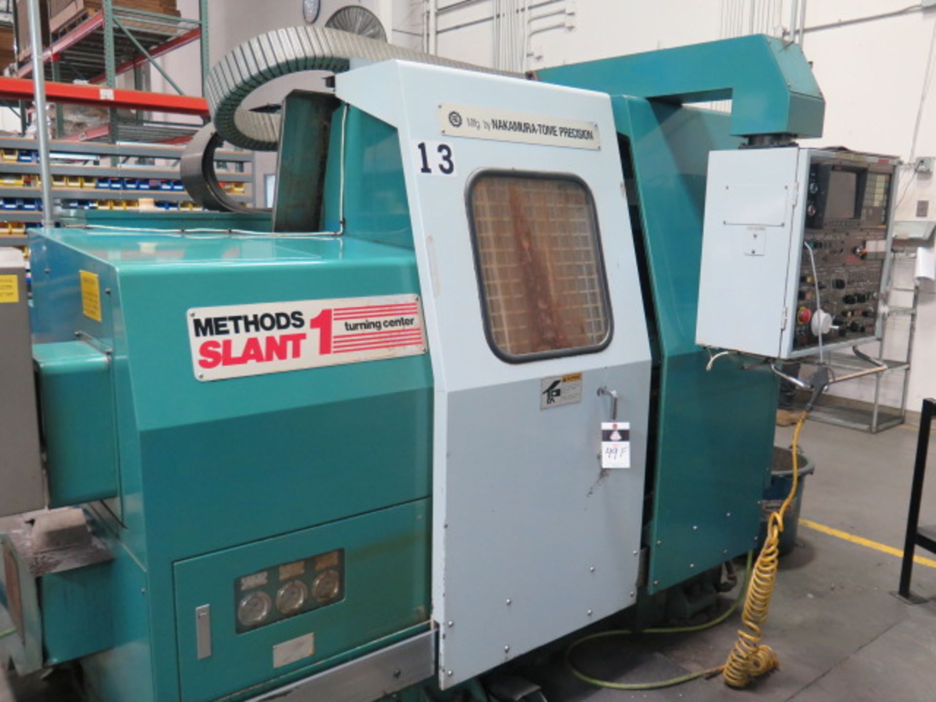 Nakamura Tome Methods Slant 1 CNC Turning Center s/n C24610 w/ Fanuc 11T, SOLD AS IS, LIVERMORE CA - Image 3 of 13