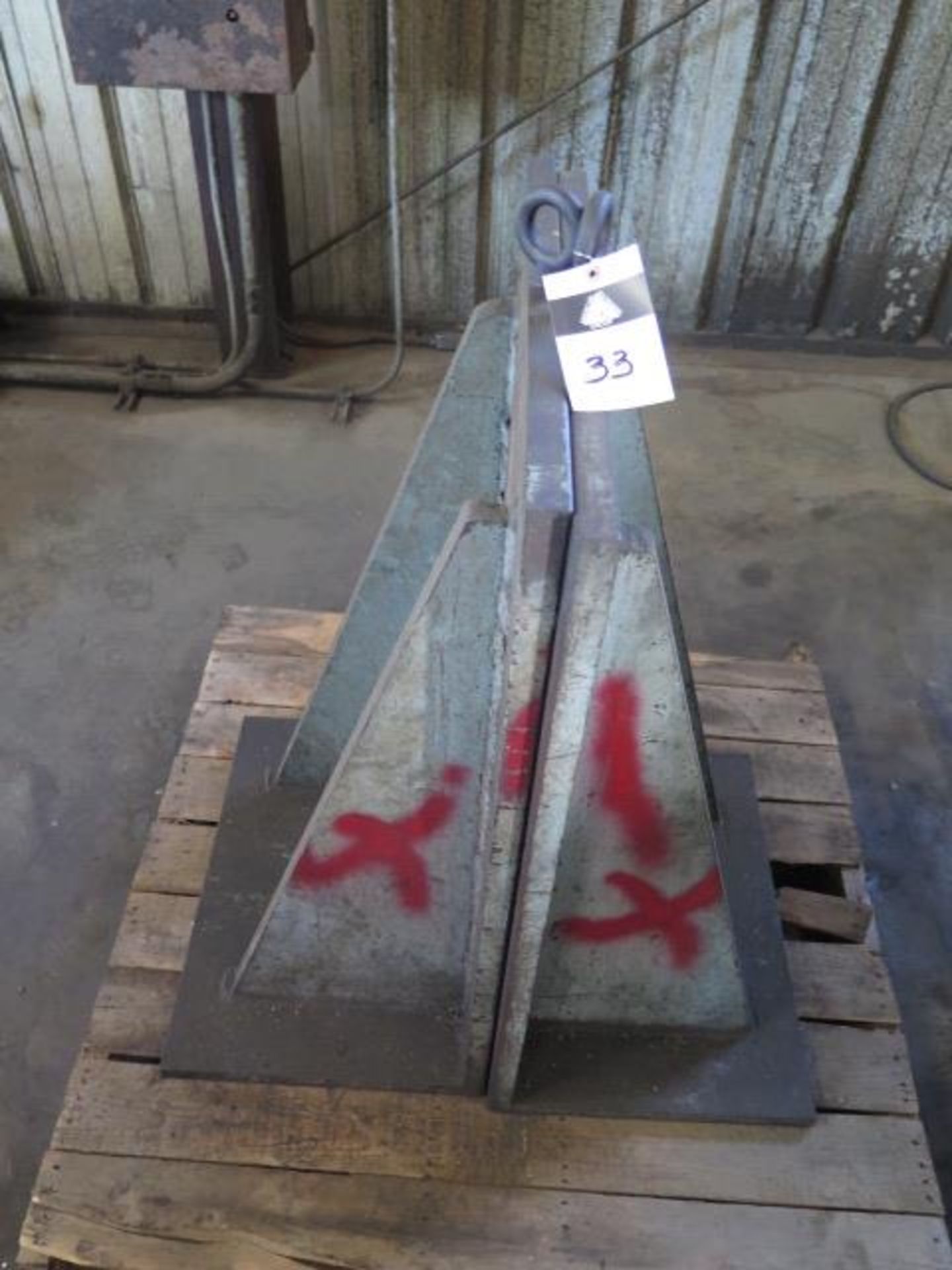 23 1/2" x 38" x 16" Angle Plates (2) (SOLD AS-IS - NO WARRANTY)