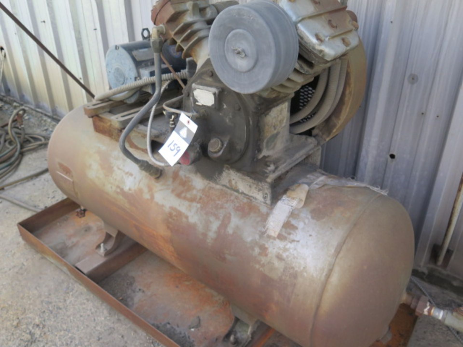 Ingersoll Rand 5Hp Horizontal Air Compressor w/ 2-Stage Pump, 80 Gallon Tank (SOLD AS-IS - NO - Image 2 of 5