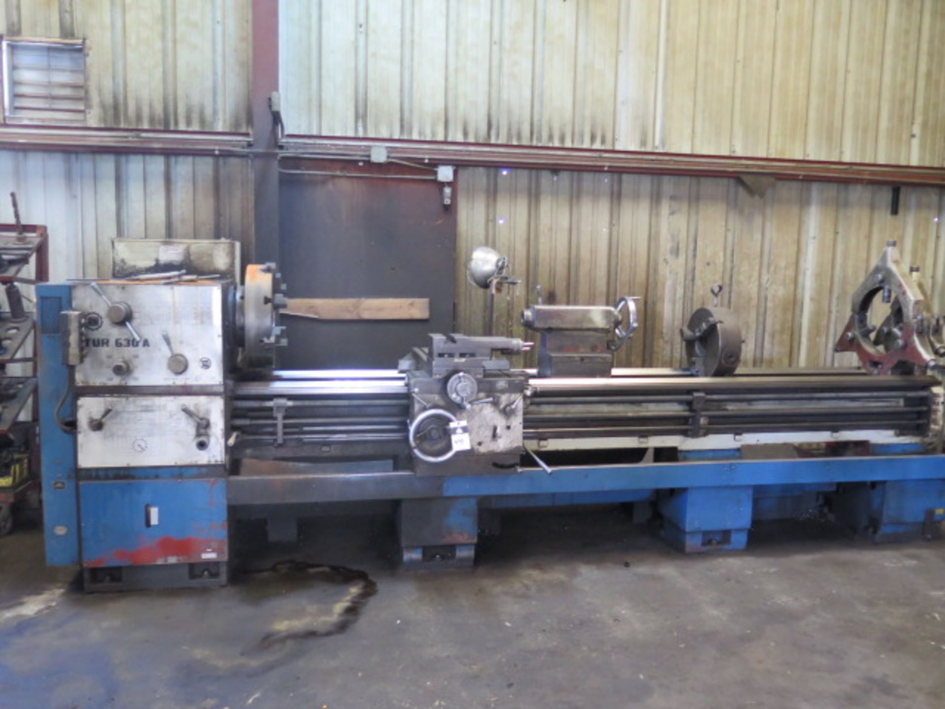 TUR 630A Big Bore Lathe s/n 60006 w/ 5 7/16” Thru Spindle Bore, 15-1400 RPM, Inch/mm, SOLD AS IS - Image 2 of 12