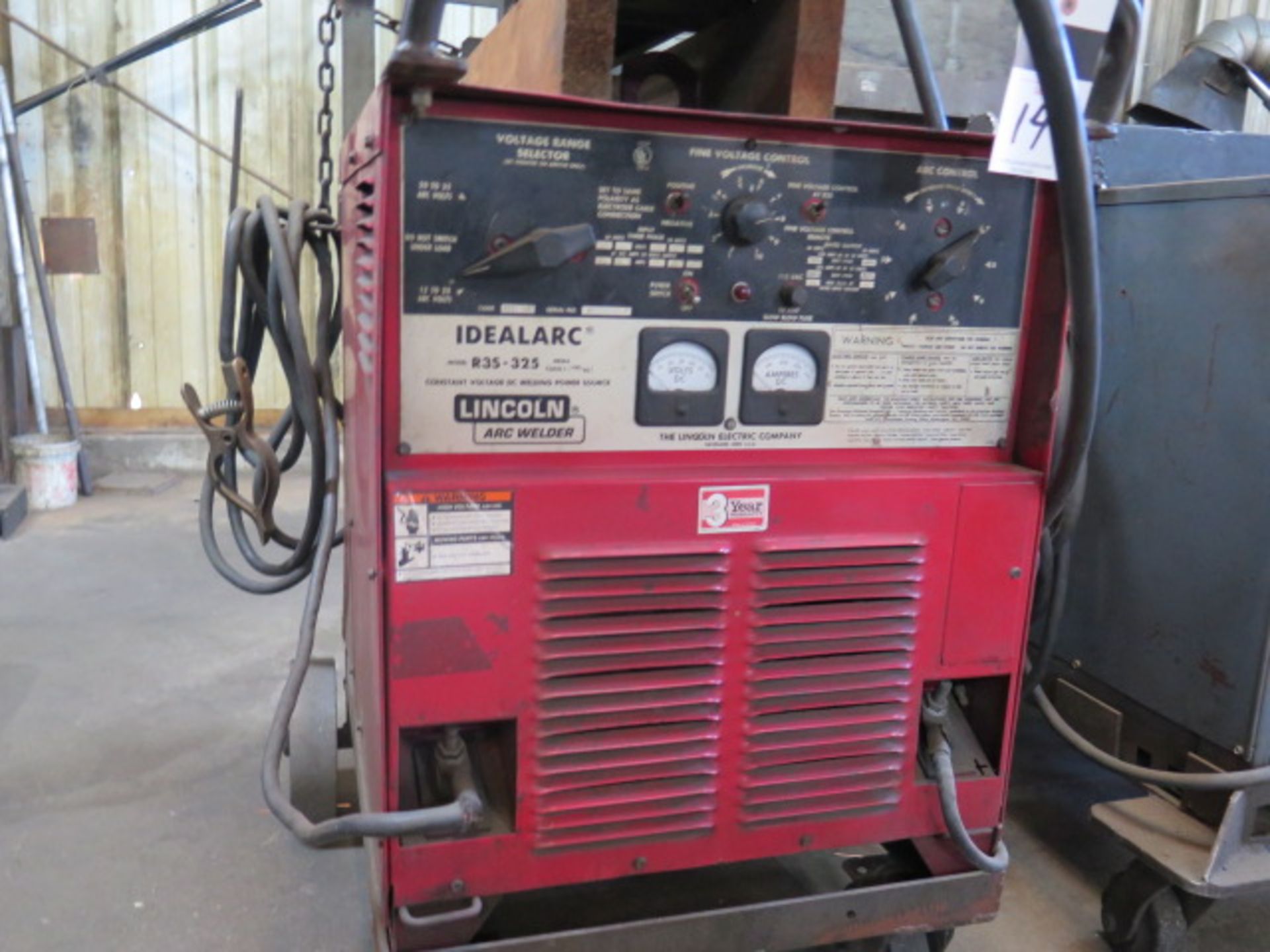 Lincoln Idealarc R3S-325 Arc Welding Power Source s/n AC-689271 (SOLD AS-IS - NO WARRANTY) - Image 7 of 8