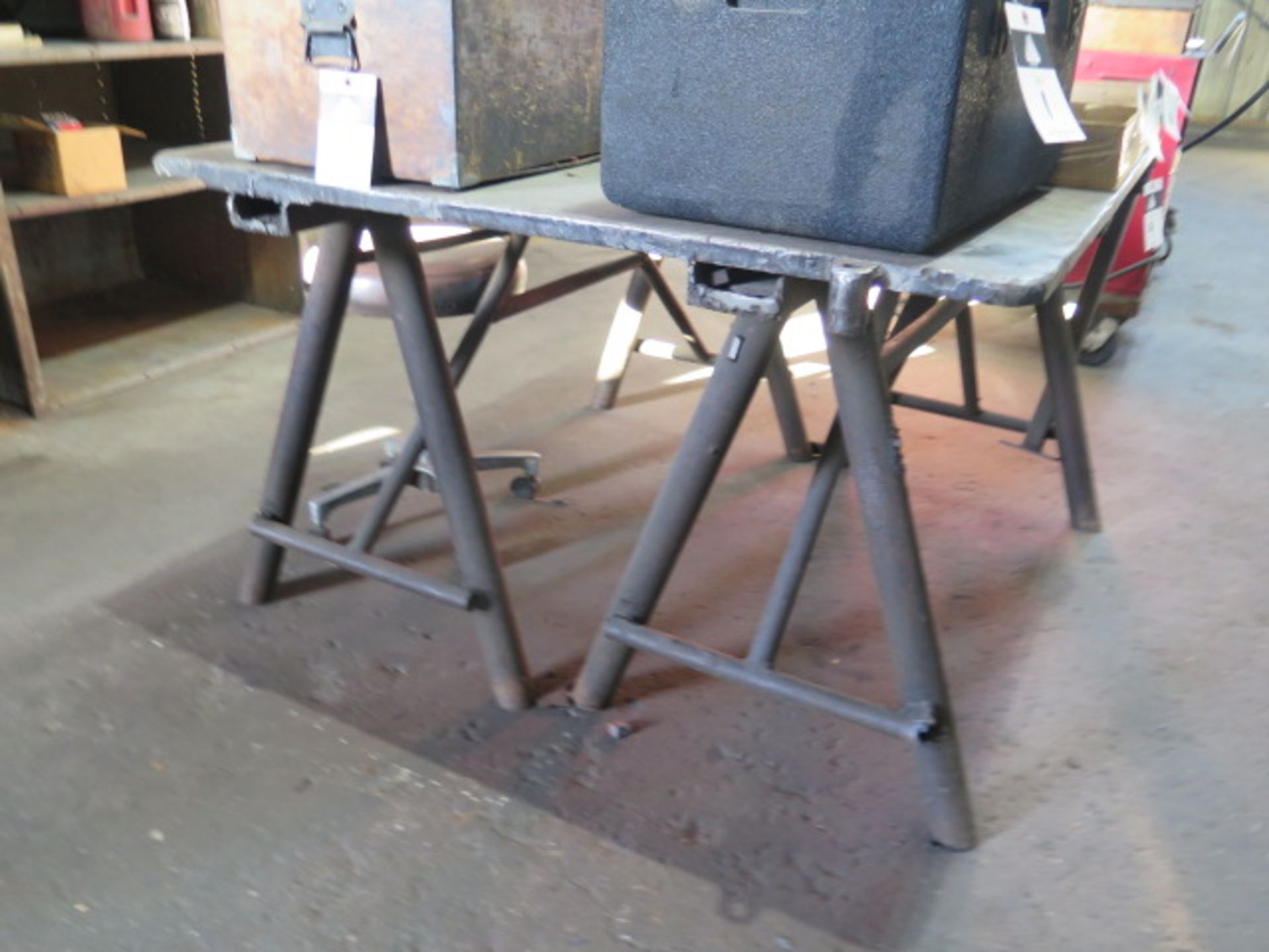 46" x 52' x 1" Steel welding Table (SOLD AS-IS - NO WARRANTY) - Image 2 of 3
