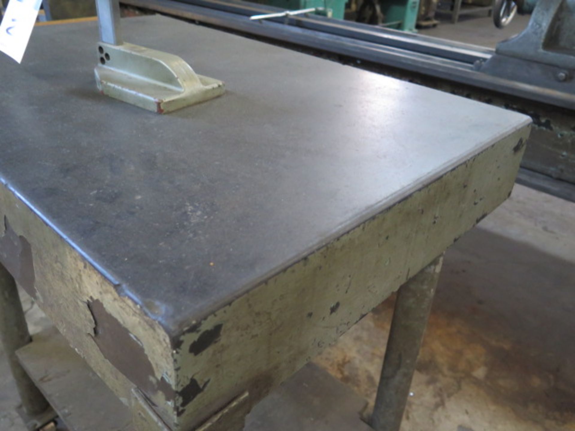 24” x 36” x 5” Granite Surface Plate w/ Rolling Stand (SOLD AS-IS - NO WARRANTY) - Image 4 of 4