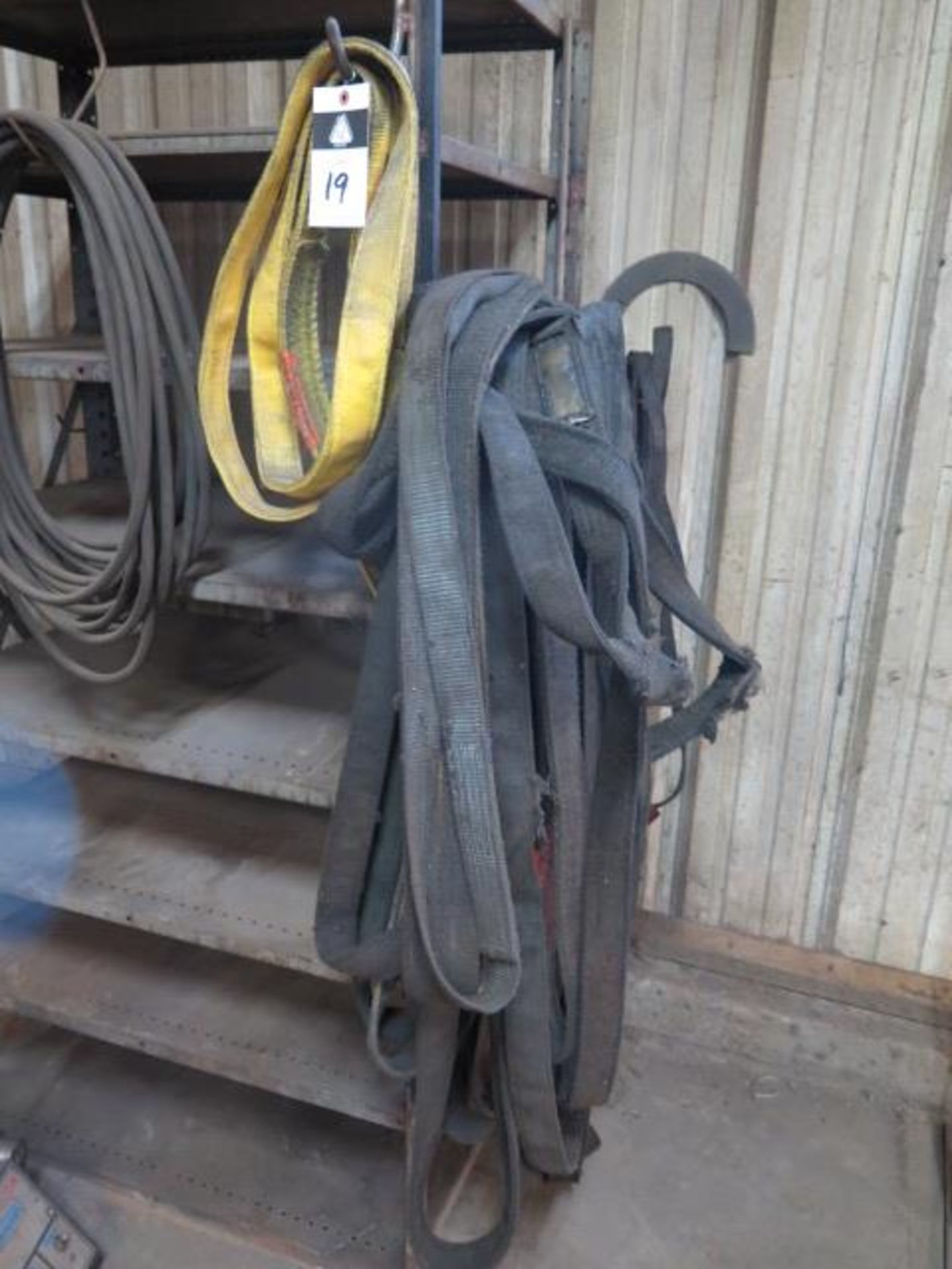 Rigging Slings w/ Shelf (SOLD AS-IS - NO WARRANTY)