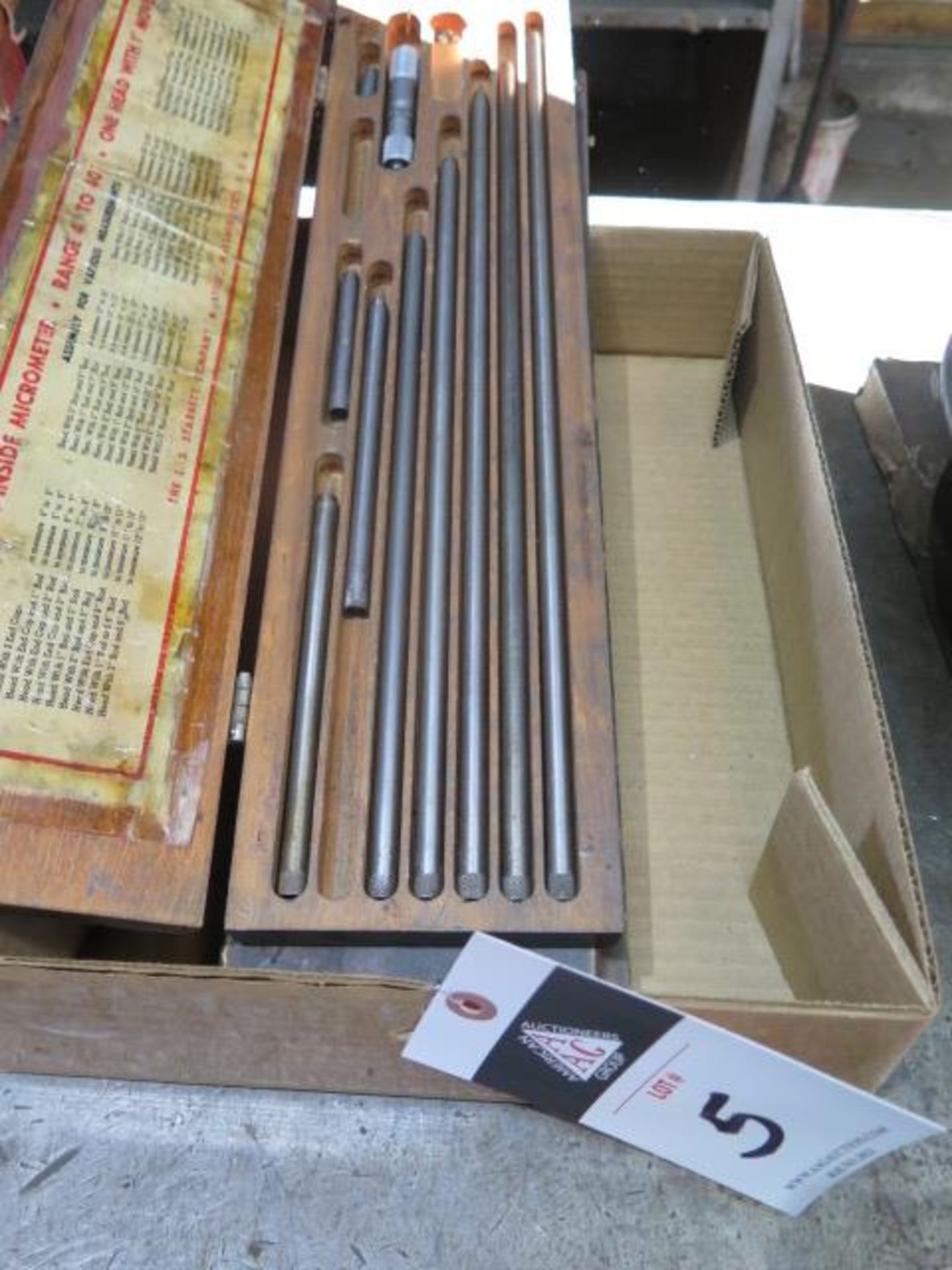 Starrett 4"-40" ID Mics (2) (SOLD AS-IS - NO WARRANTY)