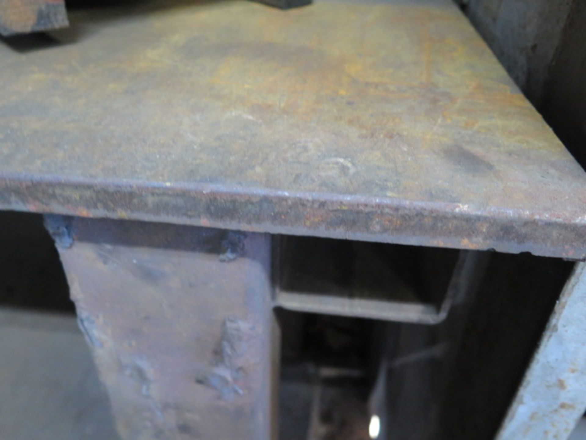 28" x 96" x 5/8" Steel Table (SOLD AS-IS - NO WARRANTY) - Image 3 of 4