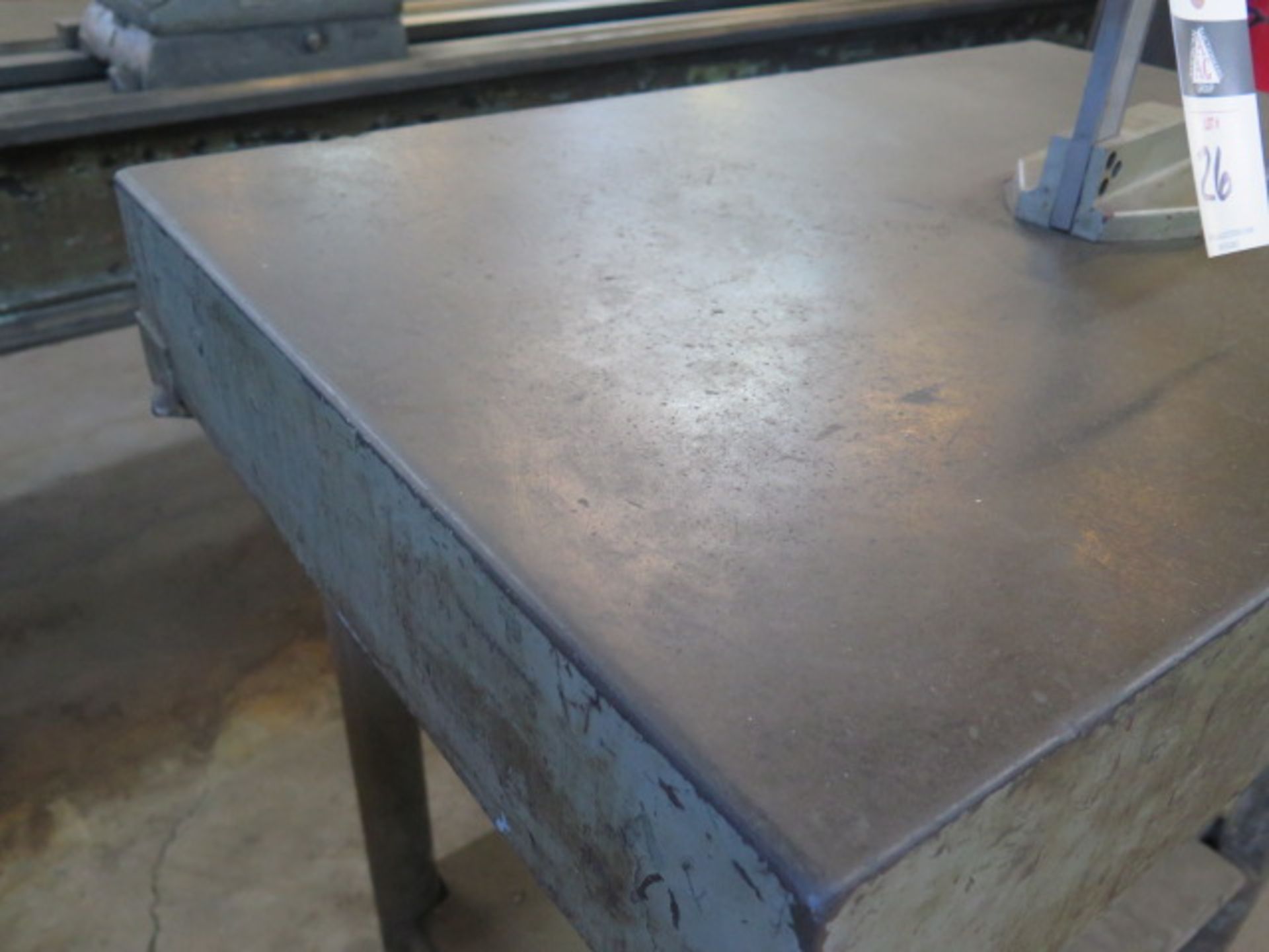 24” x 36” x 5” Granite Surface Plate w/ Rolling Stand (SOLD AS-IS - NO WARRANTY) - Image 3 of 4