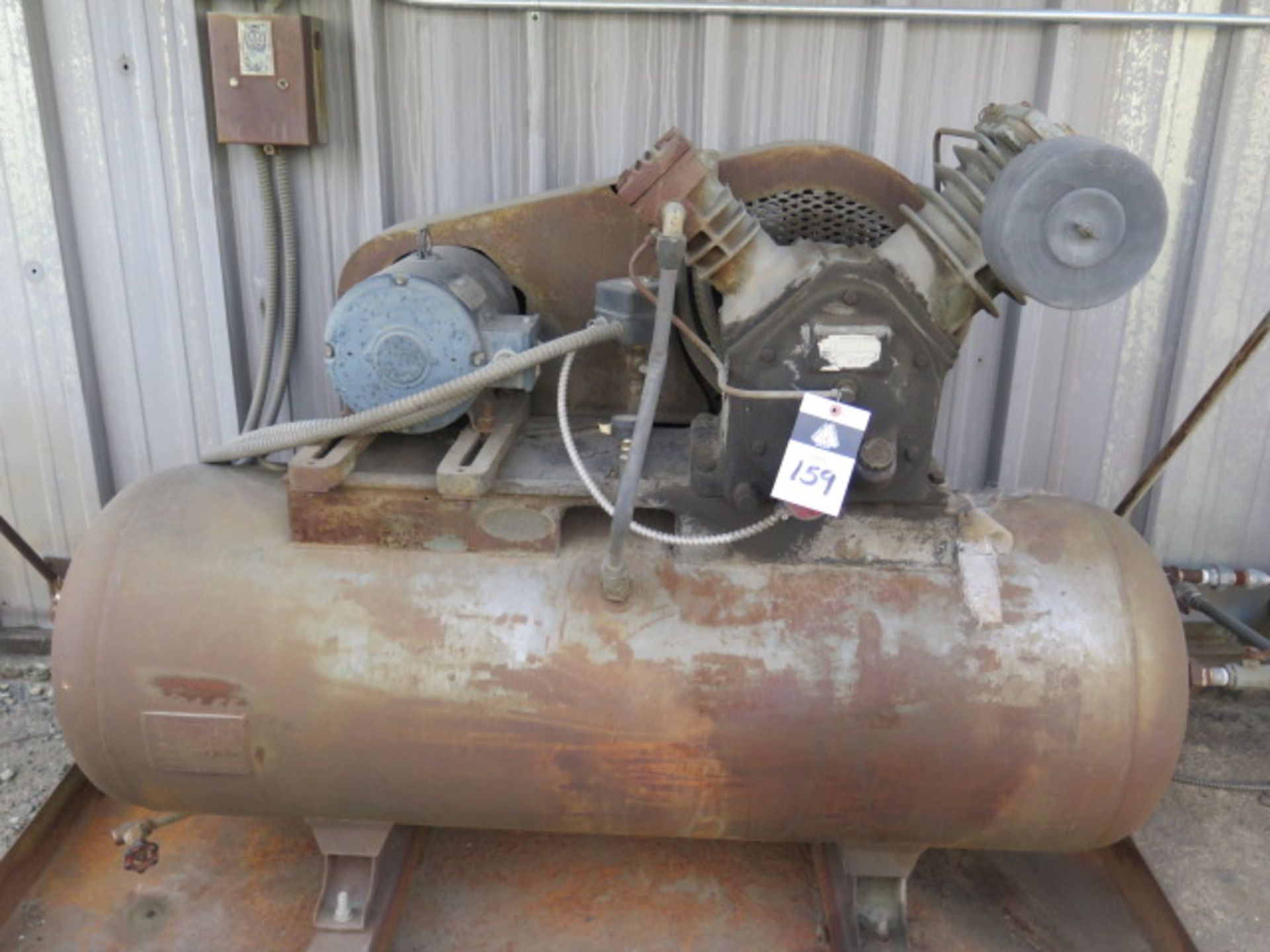 Ingersoll Rand 5Hp Horizontal Air Compressor w/ 2-Stage Pump, 80 Gallon Tank (SOLD AS-IS - NO