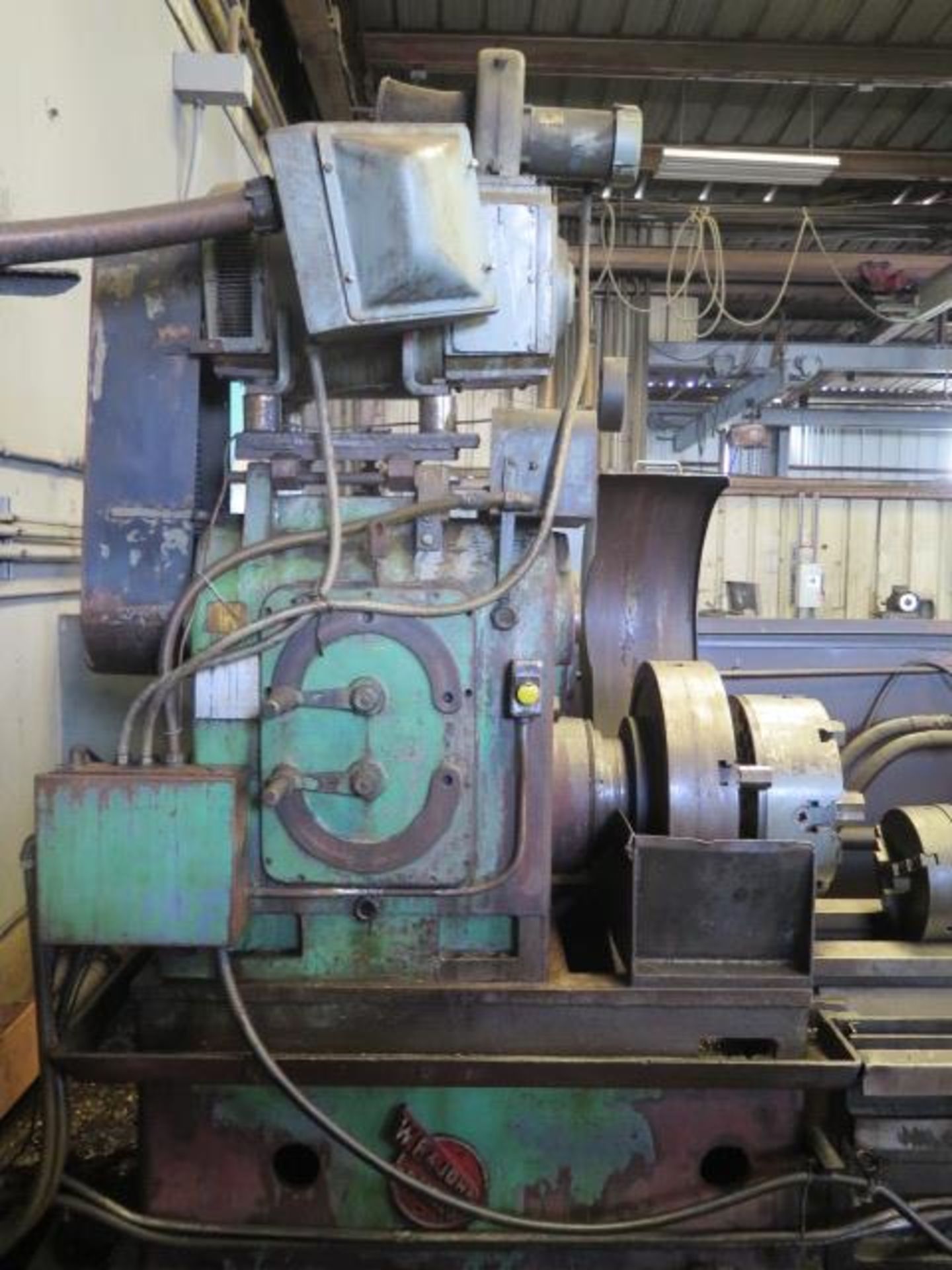 W.F & John Barnes Treepan Lathe w/ 121-900 RPM, 96” Travel Depth to 6” Diameter, 17” Max OD, 24” 3- - Image 3 of 16