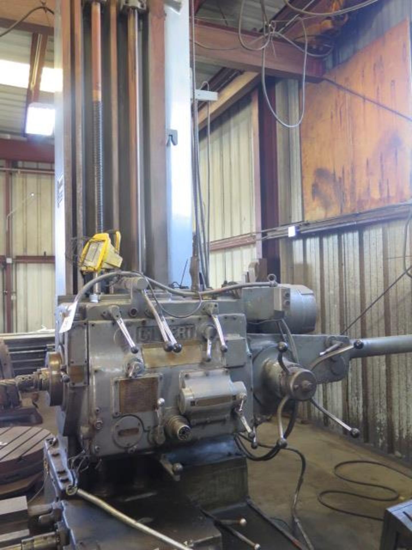 Cincinnati Gilbert Horizontal Boring Mill s/n 1024 w/ Newall DP7 3-Axis Programmable DRO, SOLD AS IS - Image 4 of 15