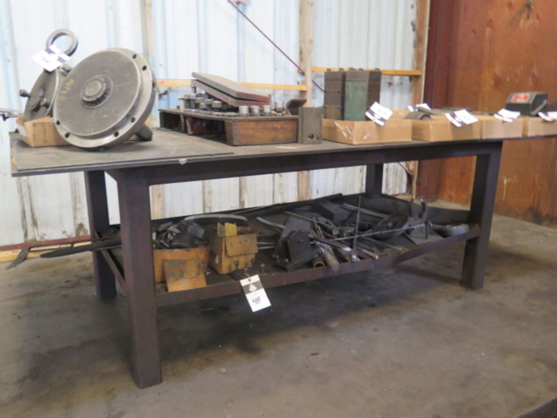 48" x 96" x 1/2" Steel Table (SOLD AS-IS - NO WARRANTY) - Image 2 of 5