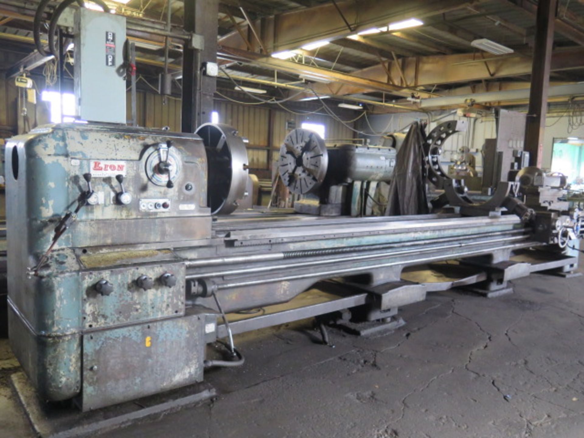 Lion C13/MB 32” x 230” Geared Head Lathe s/n C13MH-5000-80039 w/6-1000 RPM, Inch/mm Thrd, SOLD AS IS