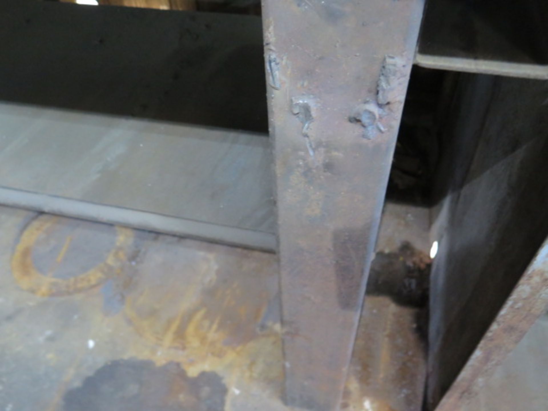 28" x 96" x 5/8" Steel Table (SOLD AS-IS - NO WARRANTY) - Image 4 of 4