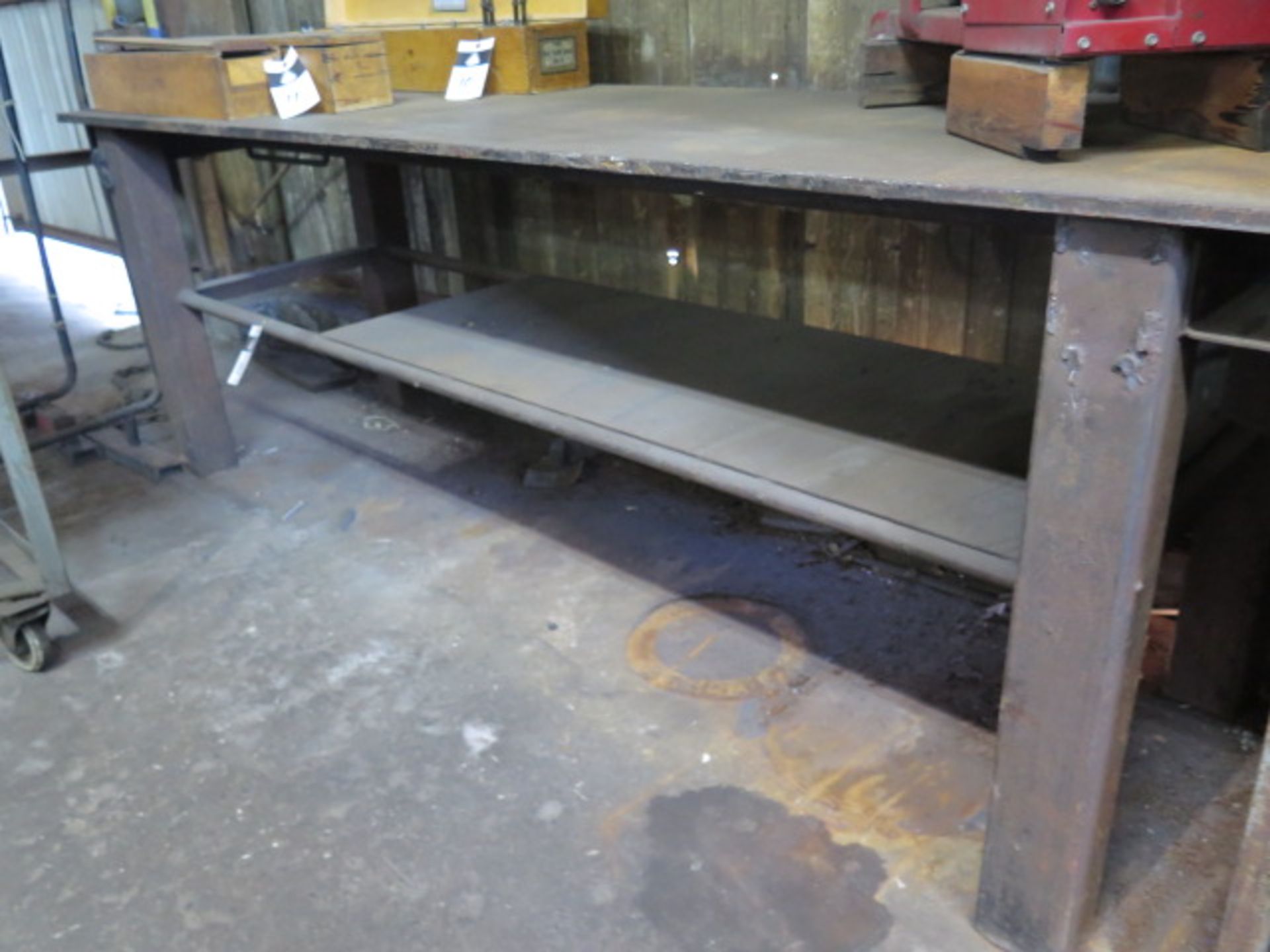 28" x 96" x 5/8" Steel Table (SOLD AS-IS - NO WARRANTY) - Image 2 of 4