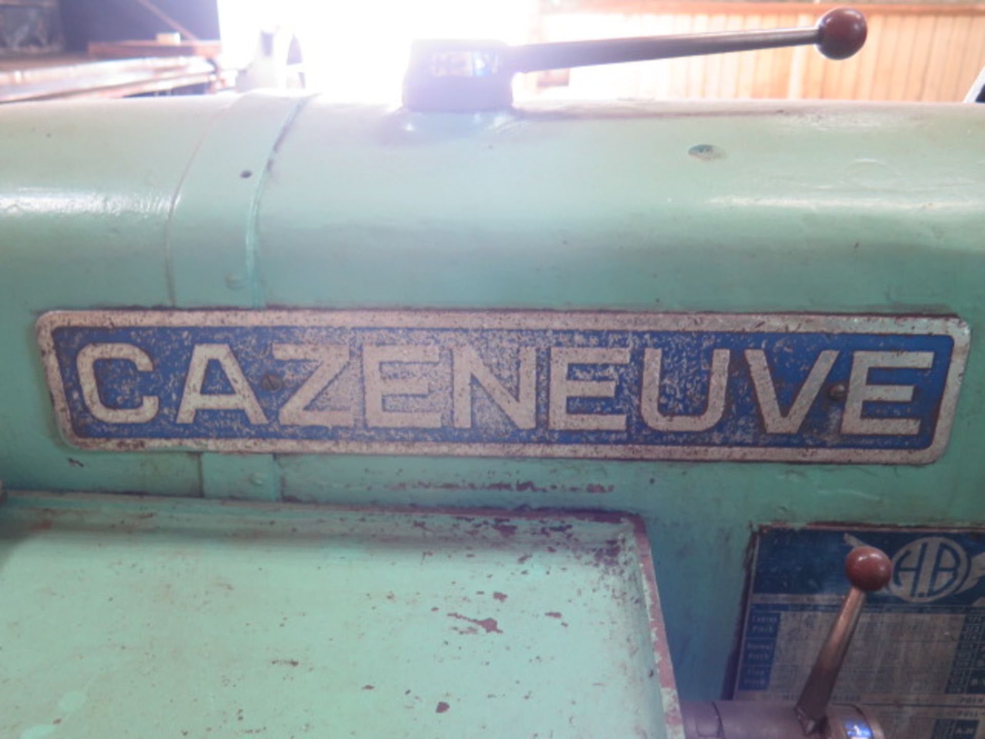 Cazeneuve HB725 26” x 154” Geared Bed Lathe w/ 3 1/8” Thru Spindle, Inch/mm Threading, SOLD AS SI - Image 13 of 13