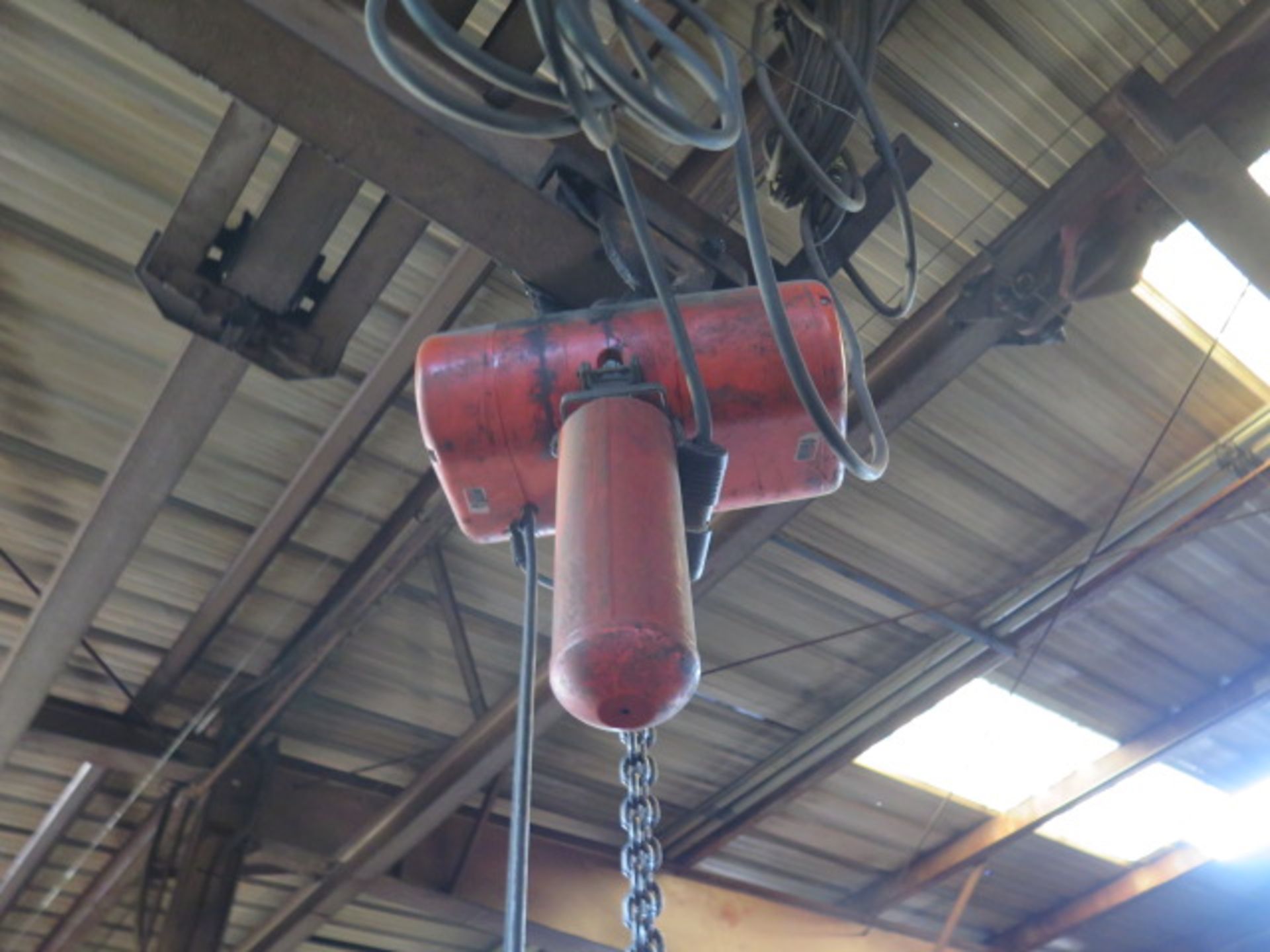 CM 2-Ton Electric Hoist w/ Trolly (NO BRIDGE) (SOLD AS-IS - NO WARRANTY) - Image 2 of 6