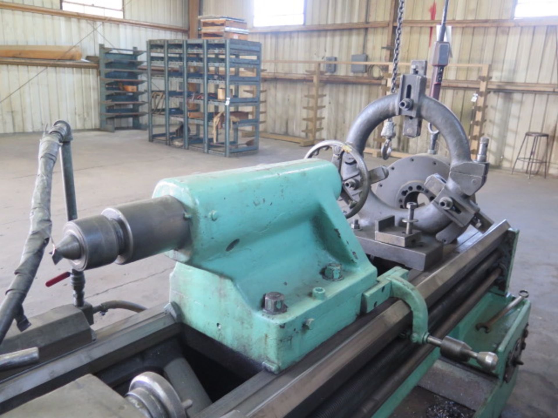 Cazeneuve HB725 26” x 154” Geared Bed Lathe w/ 3 1/8” Thru Spindle, Inch/mm Threading, SOLD AS SI - Image 11 of 13