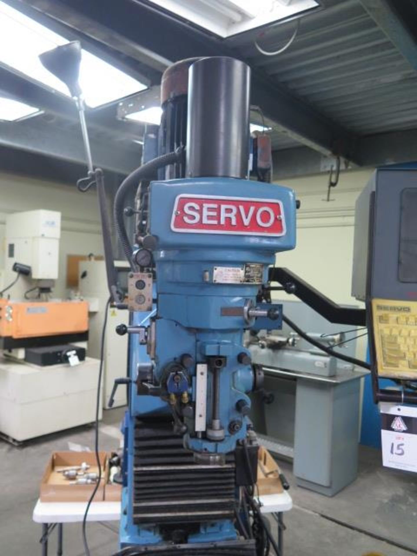2006 Servo mdl. Servo 4000 4-Axis CNC Vertical Mill s/n 960524 w/ Servo CNC Controls, SOLD AS IS - Image 4 of 14