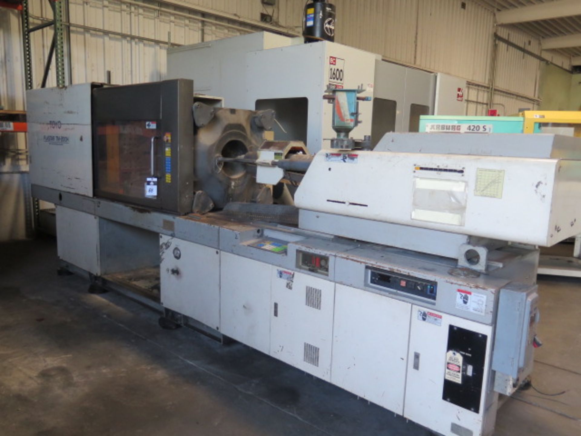 1996 Toyo “Plastar TM-200H” 200 Ton Plastic Injection Molding Machine s/n 1141039 SOLD AS IS - Image 4 of 18