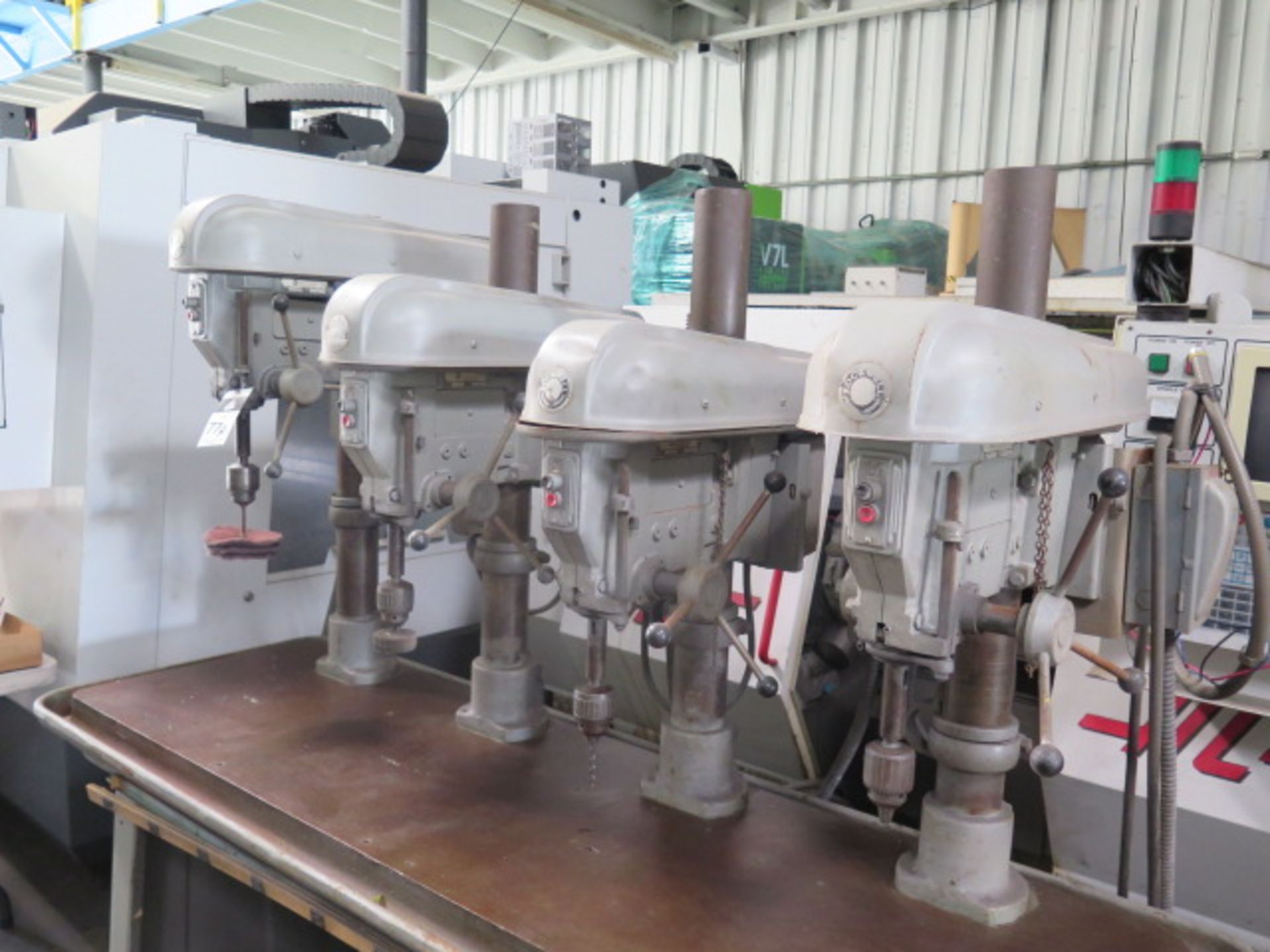 Rockwell 4-Head Gang Drill Press w/ mdl. 17-600 5-Speed Head Heads (SOLD AS-IS - NO WARRANTY) - Image 2 of 8