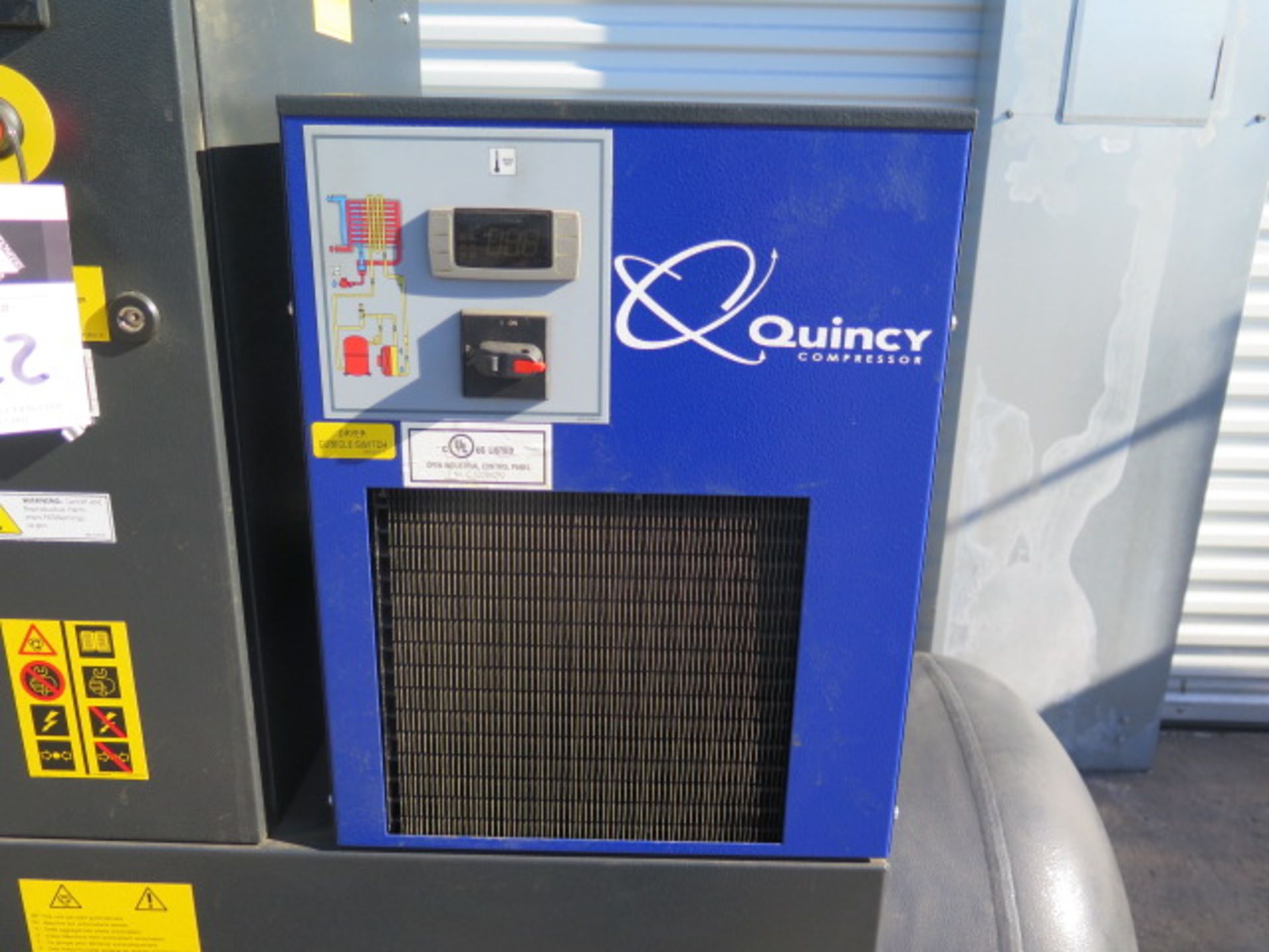 2019 Quincy QGS-10 DT120 10Hp Rotary Air Comp s/n ITJ234684 w/ Dig Controls, Low Hours, SOLD AS IS - Image 7 of 9